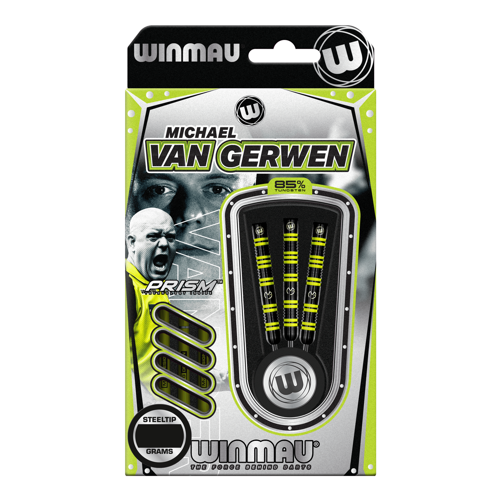 Dardos de acero Winmau Michael Van Gerwen 85 Pro-Series