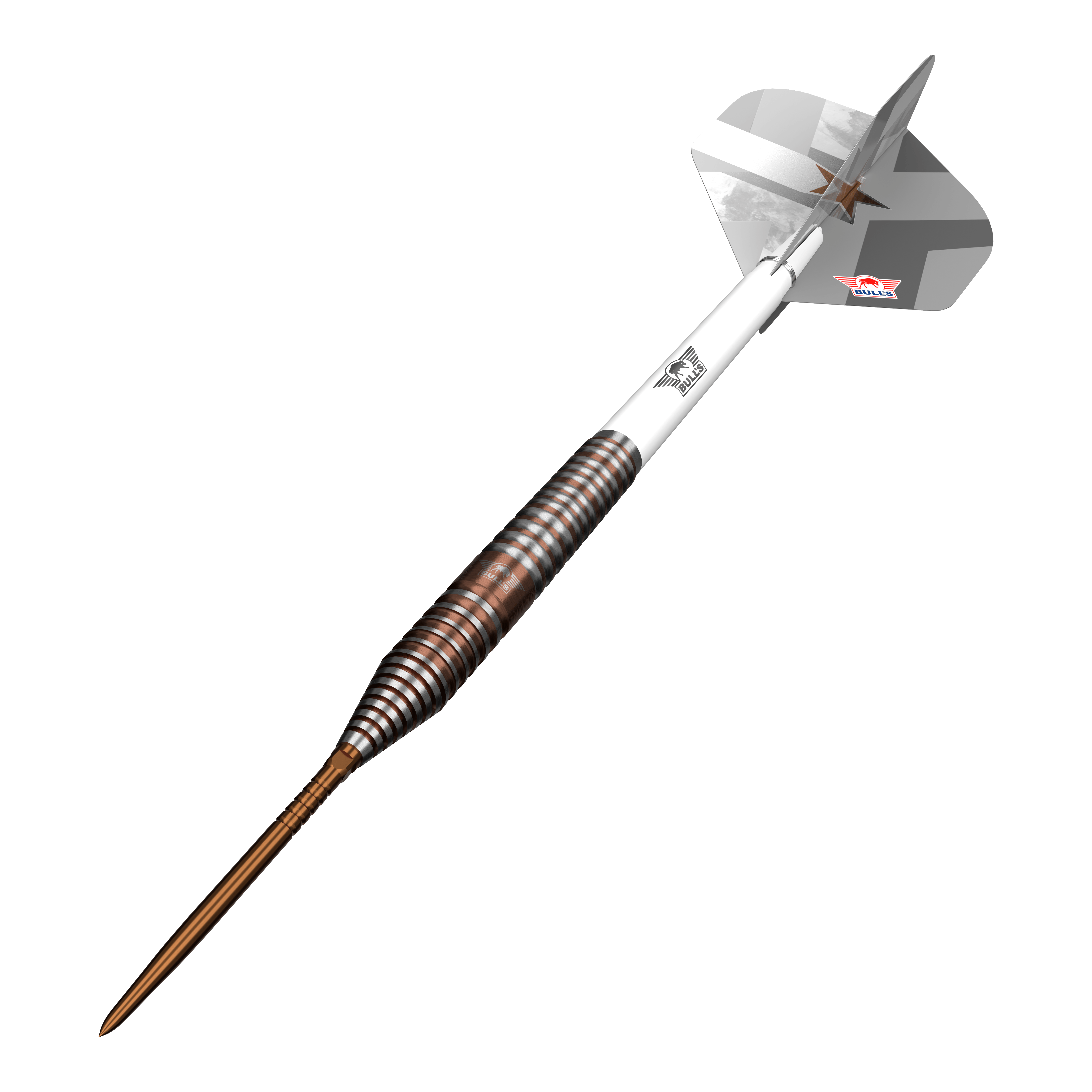 Šipky Bulls NL Max Hopp E5 Convertible Point Steel Darts Zu sehen sind Bulls NL Max Hopp E5 Convertible Point Steeldarts. Das Set ist modern gestaltet.