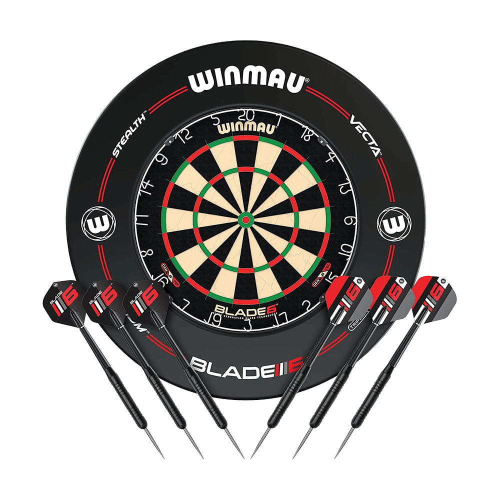 Winmau Blade 6 Set mit 2 Sets Darts und Blade 6 Surround