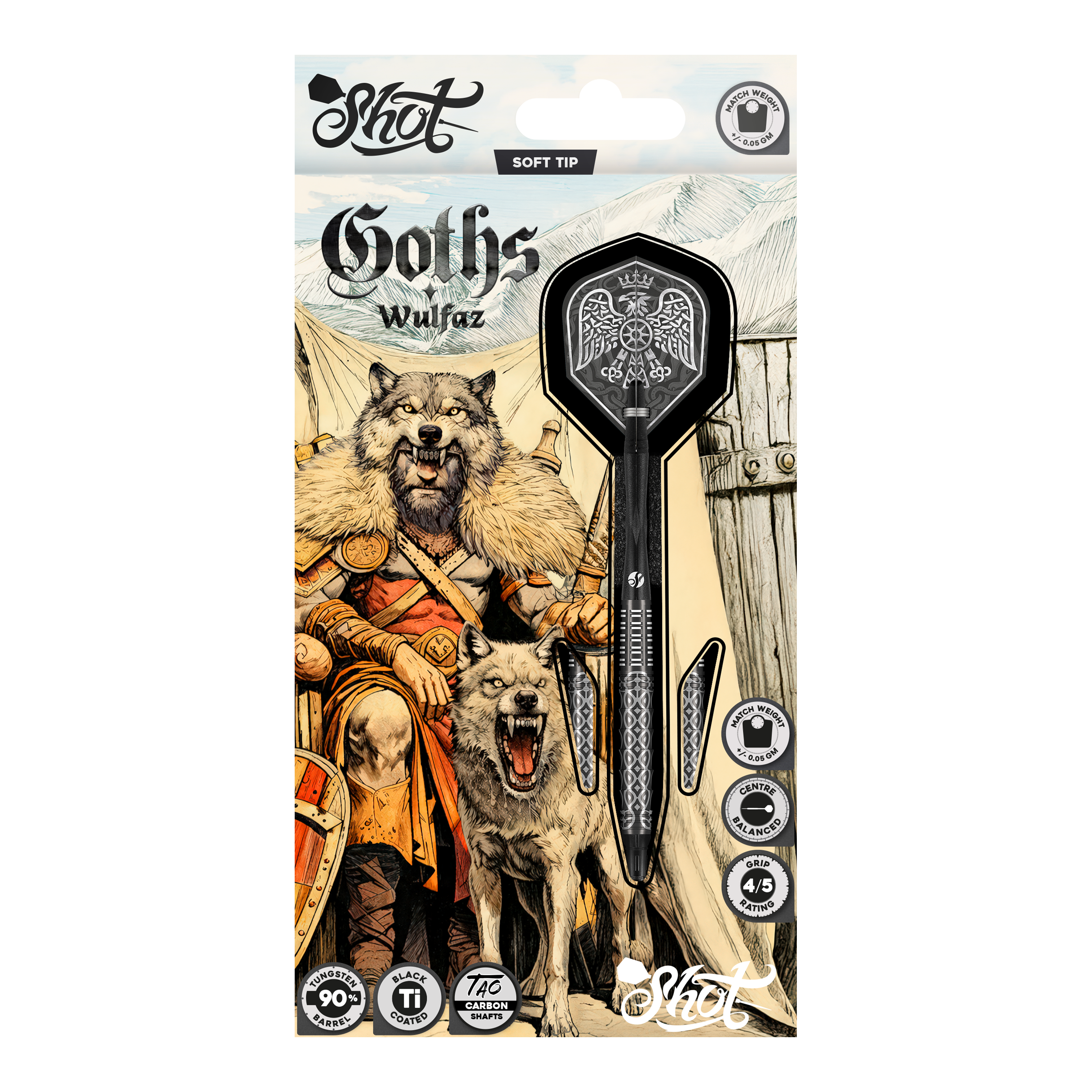 Shot Goths Wulfaz Softdarts - 20g