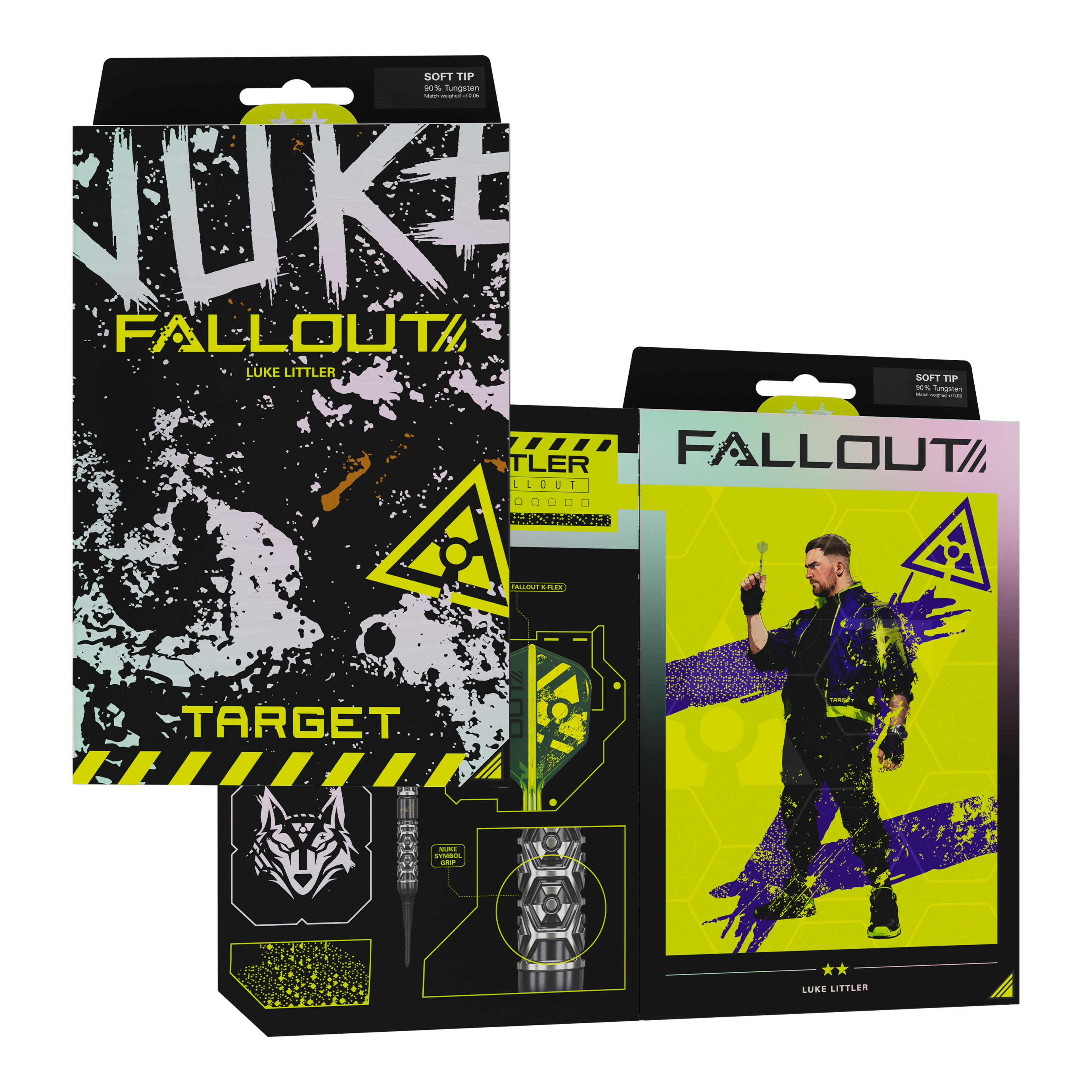 Target Luke Littler Nuke Fallout Softdarts - 19g