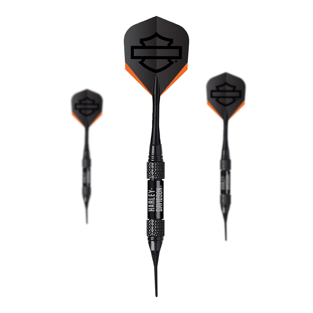 Harley-Davidson Zwarte Bliksem Messing Zachte Darts - 18g