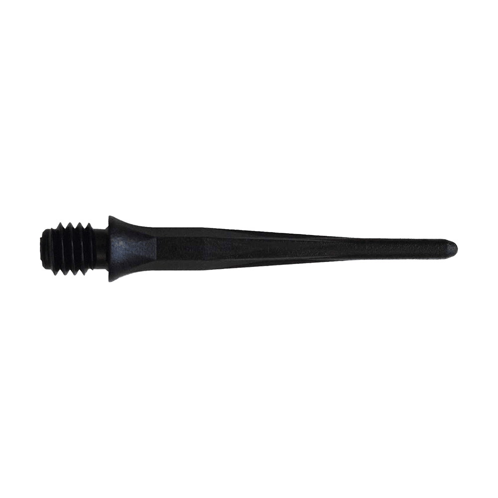 Puntas de dardo blandas Caliburn 2BA negras - paquete de 50 Hier sieht man die Caliburn 2BA Softdartspitzen in Schwarz als 50er Packung. Die Spitzen sind ideal für Softdartspiele geeignet.