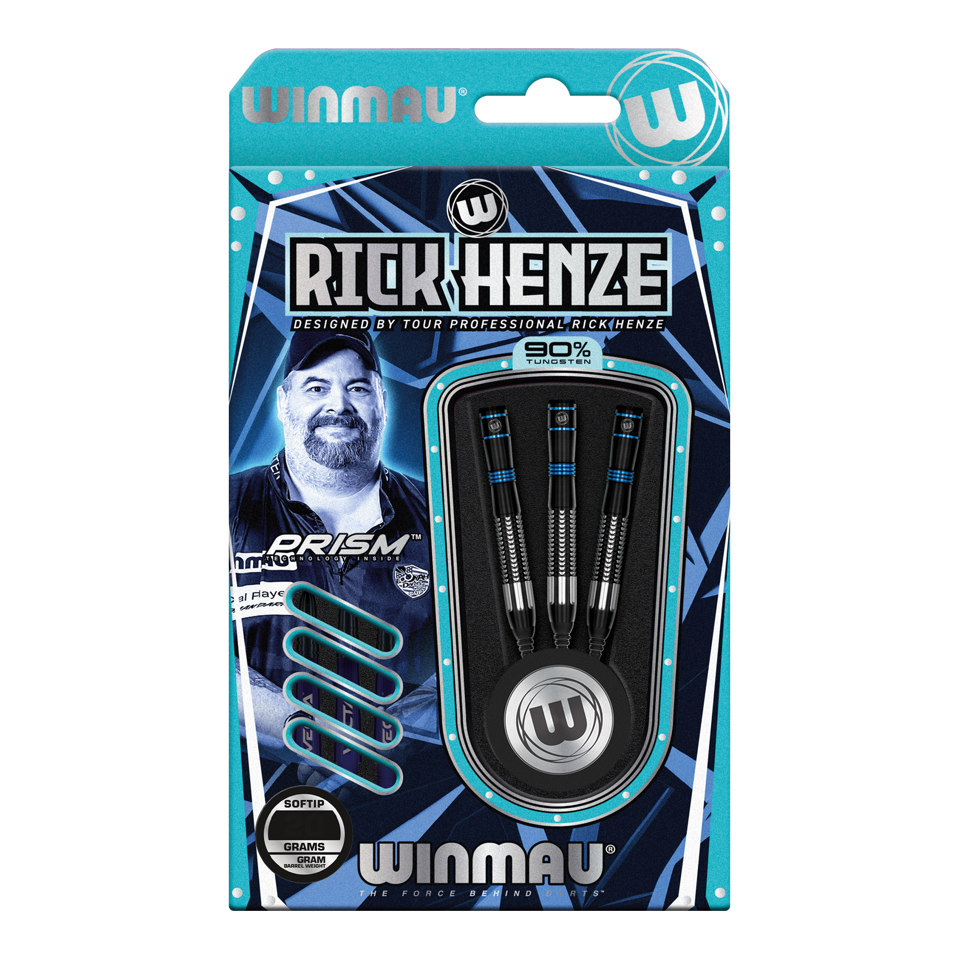 Freccette morbide Winmau Rick Henze - 21g