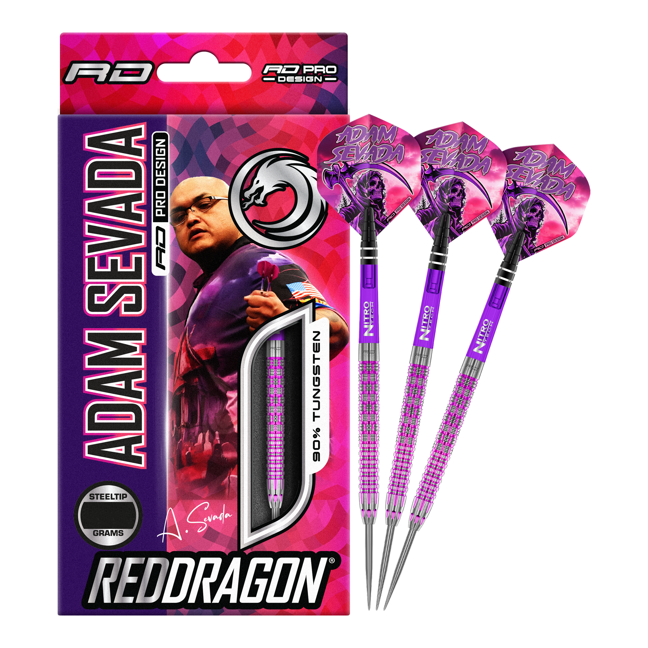 Red Dragon Adam Sevada Steeldarts - 22g