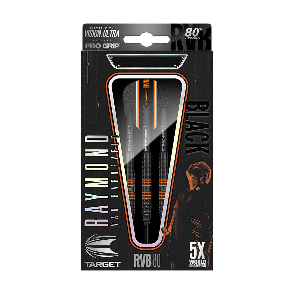 Target RVB 80% Black Tungsten stalen darts