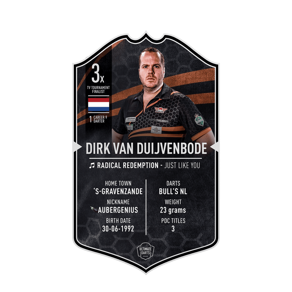 Tarjeta de dardos definitiva - Dirk Van Duijvenbode 2023