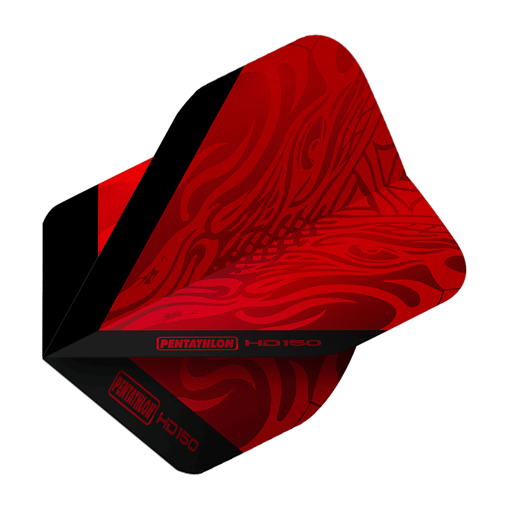 Ailettes standard Pentathlon HD150 rouge métallisé