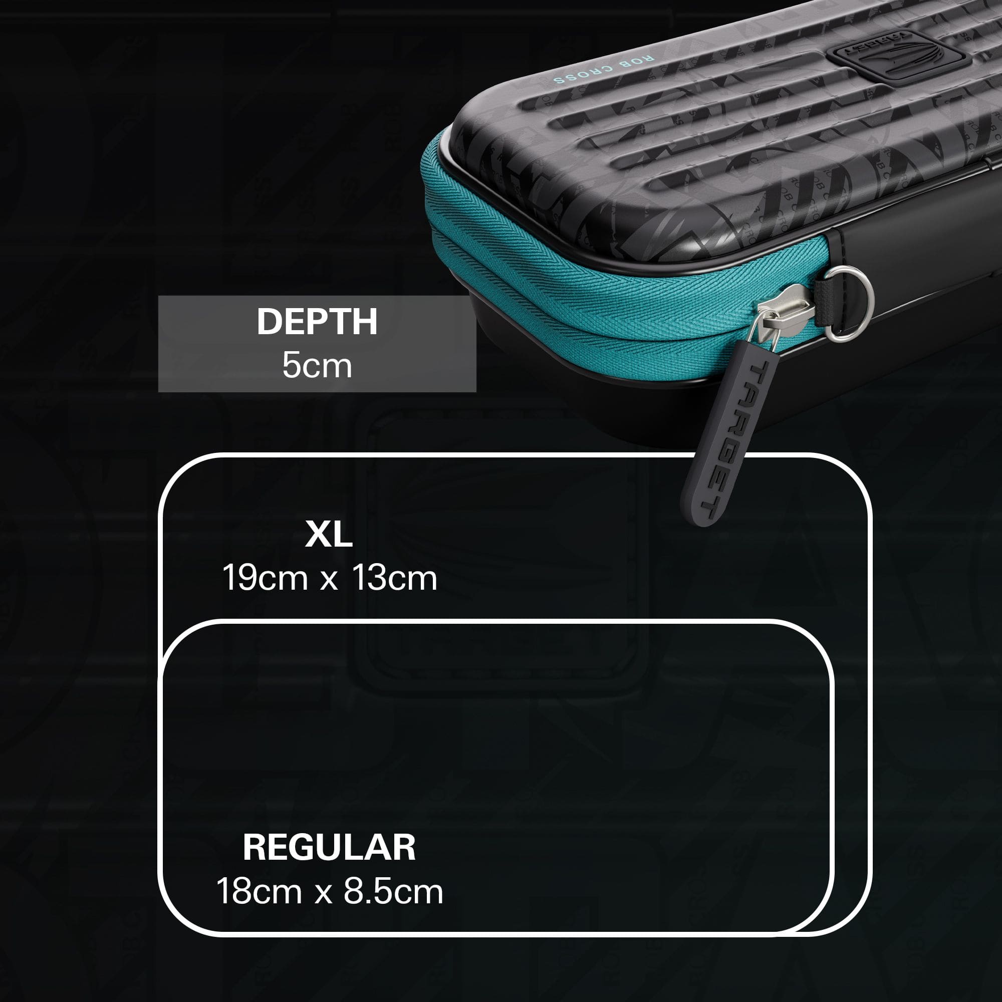 Pouzdro na šipky Takoma Ghost Series Rob Cross Abgebildet ist das Takoma Ghost Series Rob Cross Dartcase. Dieses Etui ist ideal für Dartspieler und Rob Cross Anhänger.