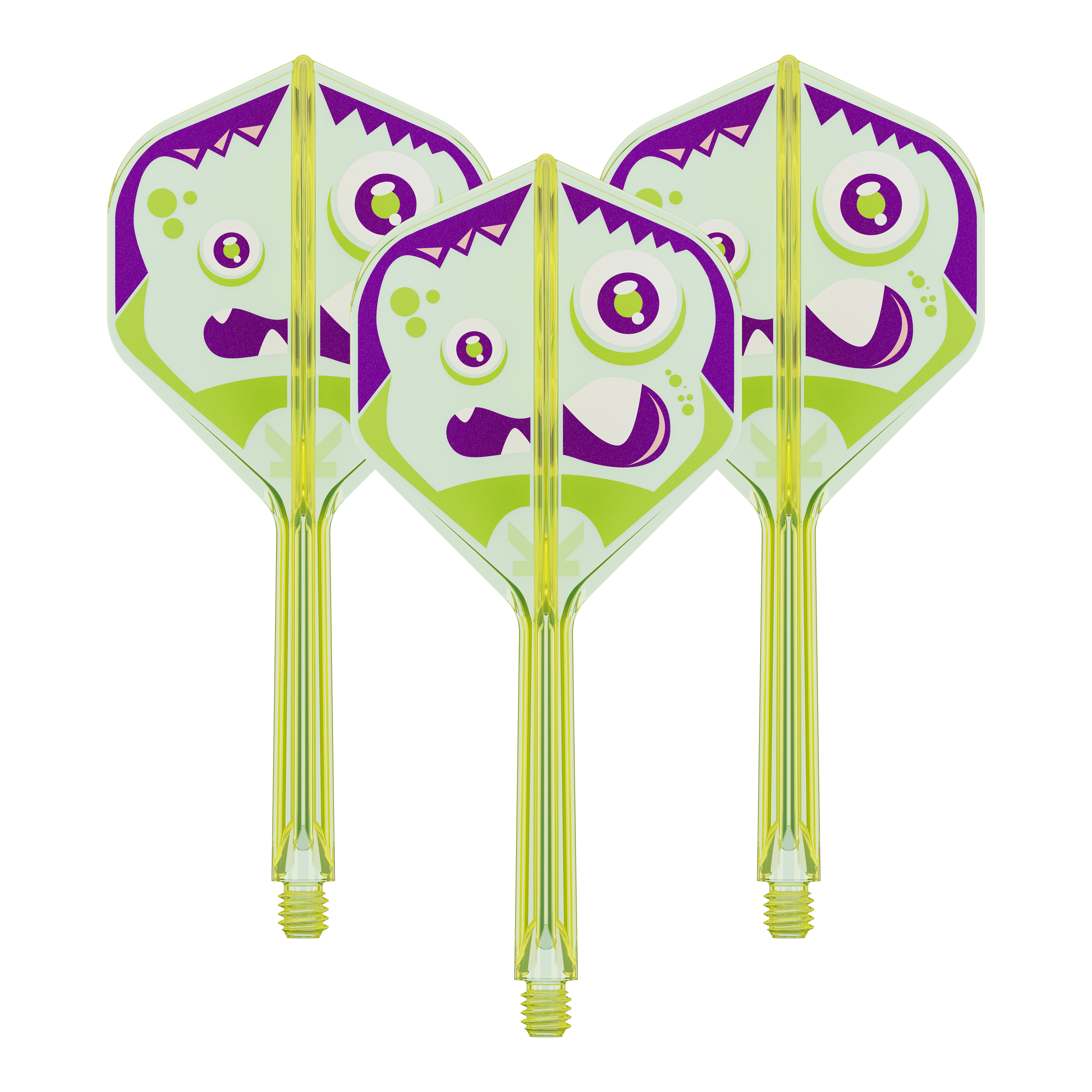 Standardní letky Target Japan K-Flex Xeno No2 Das Bild zeigt ein Set von Target Japan K-Flex Xeno No2 Standard Flights, 33 mm. Dieses Set wird im Dartsport verwendet.