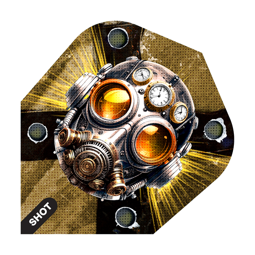 Shot Badlands The Sherriff No6 Lety Dieses Bild zeigt die Shot Badlands The Sherriff No6 Flights. Zu sehen sind hochwertige Dart-Flights.