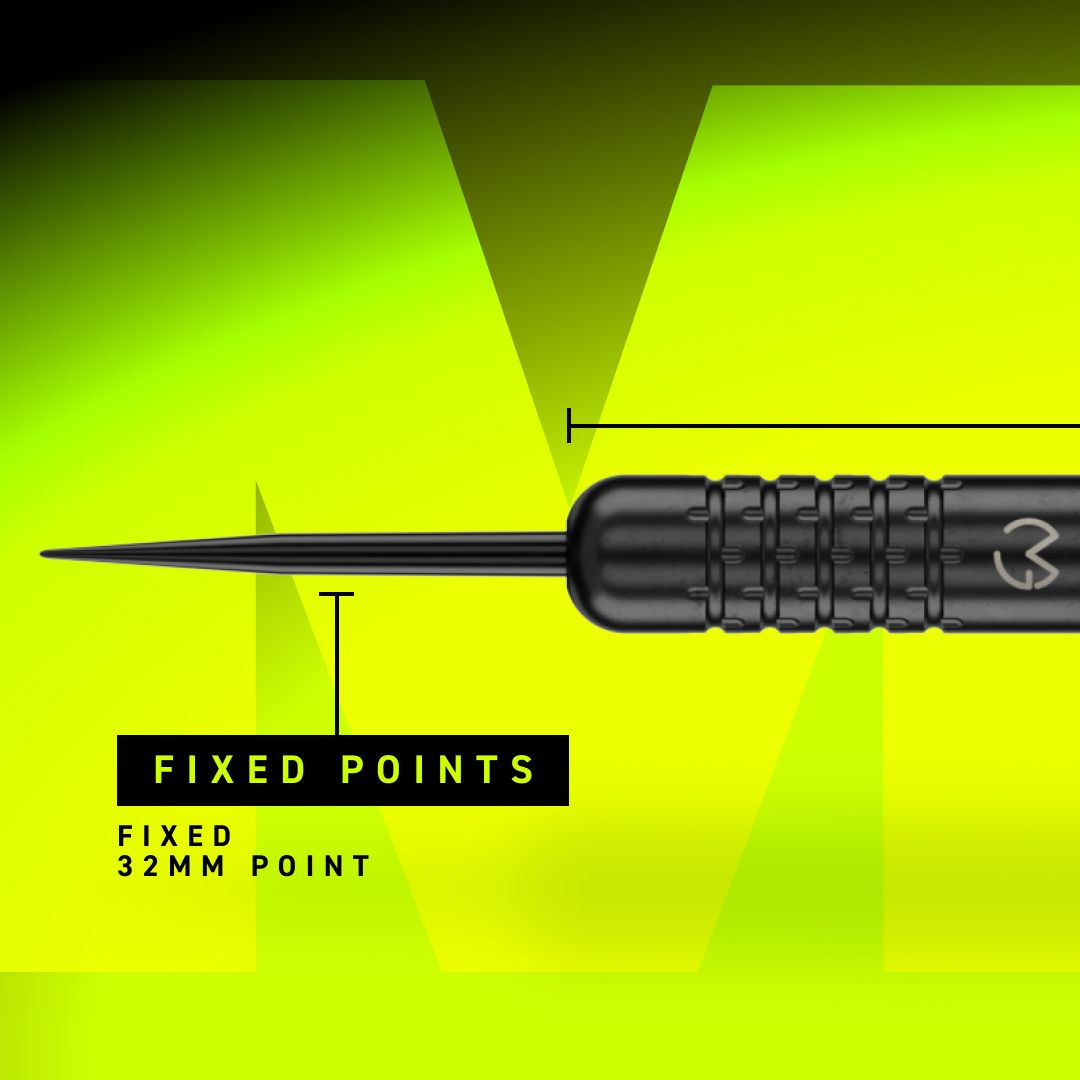 Winmau Michael Van Gerwen mosazné Steeldarts - 21g Das Bild zeigt Winmau Michael Van Gerwen Core Brass Steeldarts mit 21g Gewicht. Es sind klassische Steeldarts.