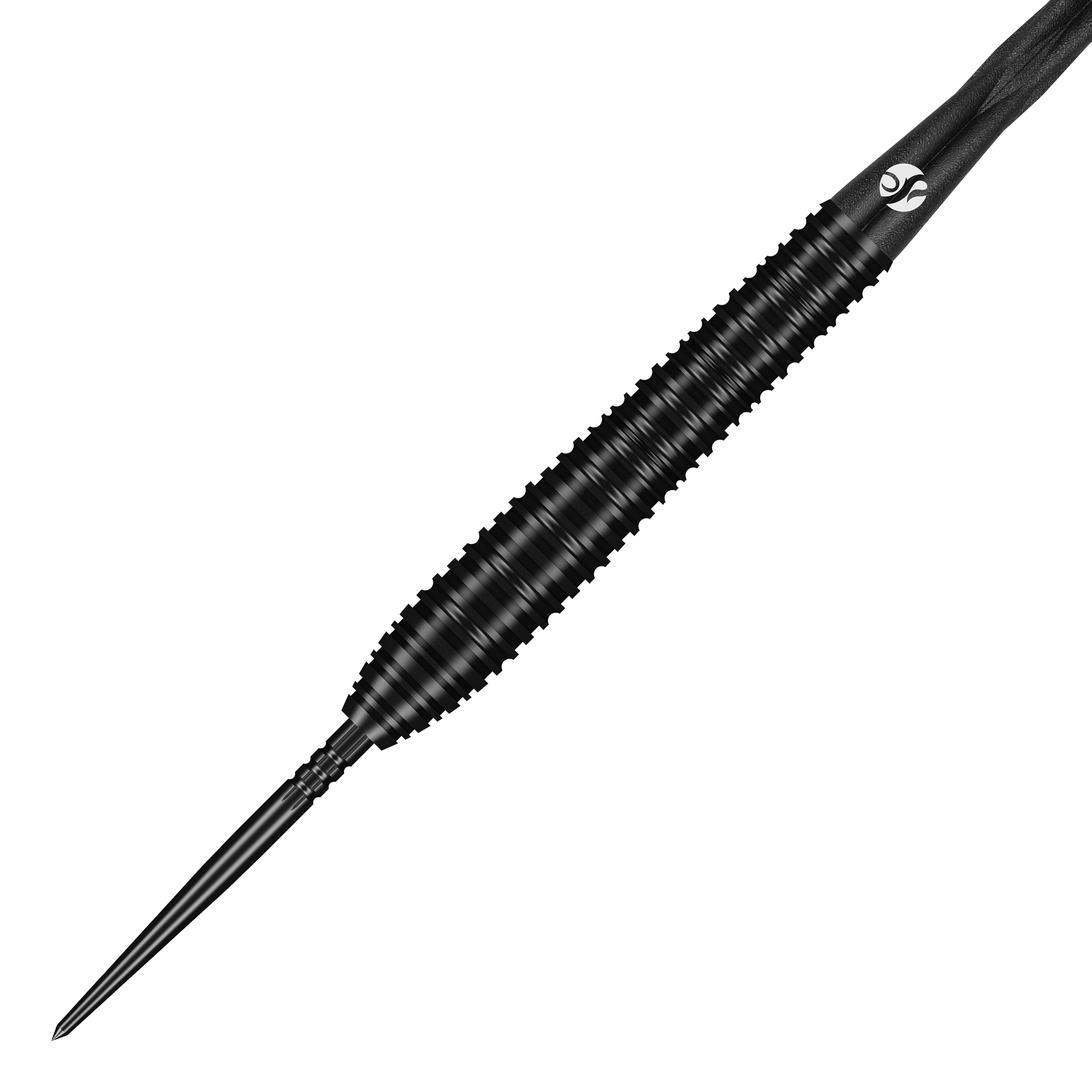 Shoty ZEN Torpedo Turbo Point Steel Darts - 23g Das Bild zeigt die Shot ZEN Torpedo Turbo Point Steeldarts - 23g. Die Details der Steeldarts sind sichtbar.