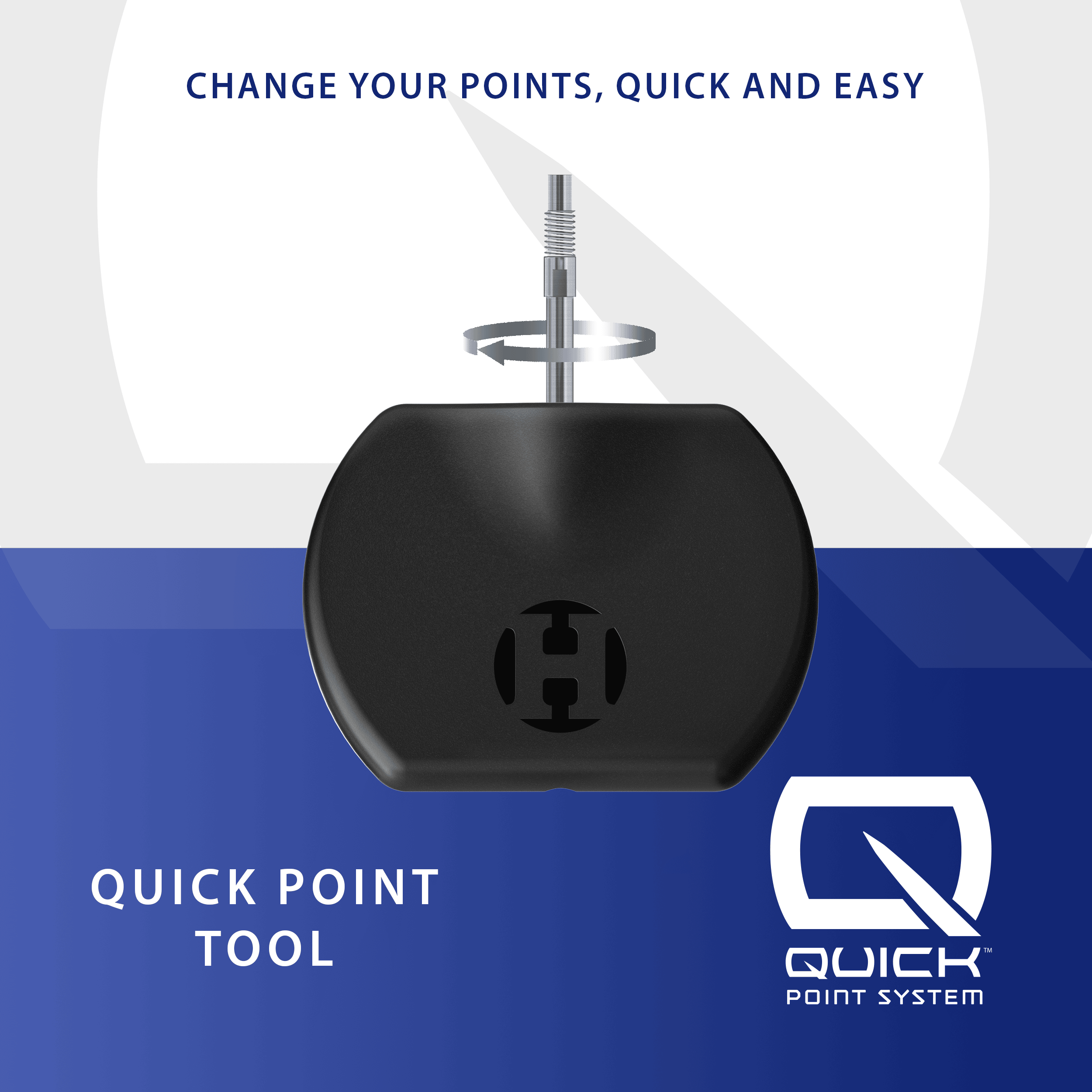Herramienta básica de punta rápida de Harrow Dieses Bild zeigt das Produkt Harrows Basic Quick Point Tool. Es ist ein hilfreiches Tool für Dartzubehör.