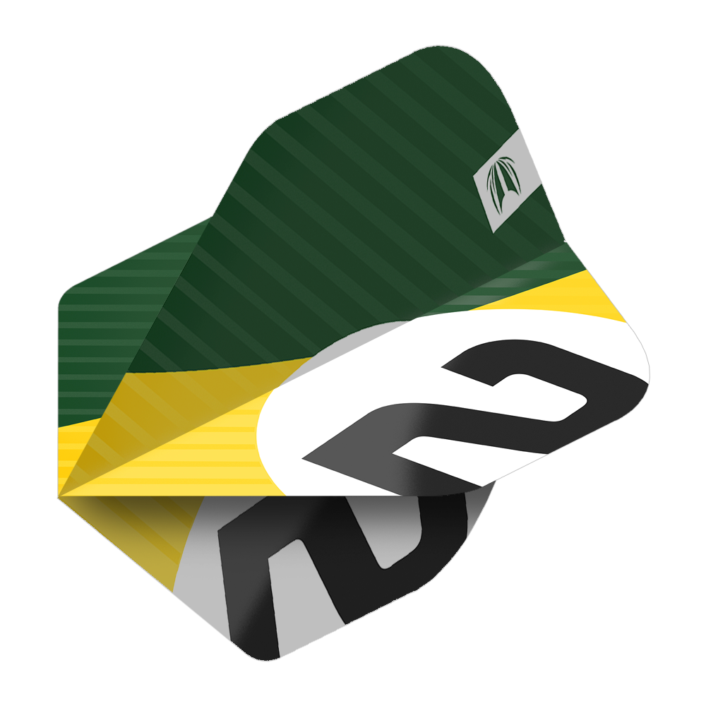 337207_Target_ProUltra_3Sets_Chicane_Green_Standard_Flights_2vACOW32yZJm1b Target Pro Ultra Chicane Flights im No2 Standard-Format, 3 Sets. Abgebildet sind mehrere Dartflights mit Muster.