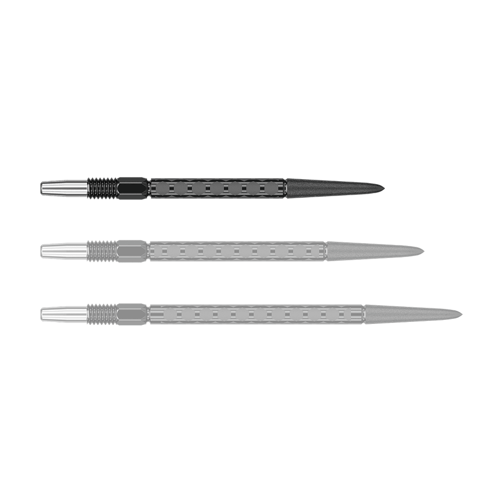 Target Swiss FLT Point Dart Tips - Black