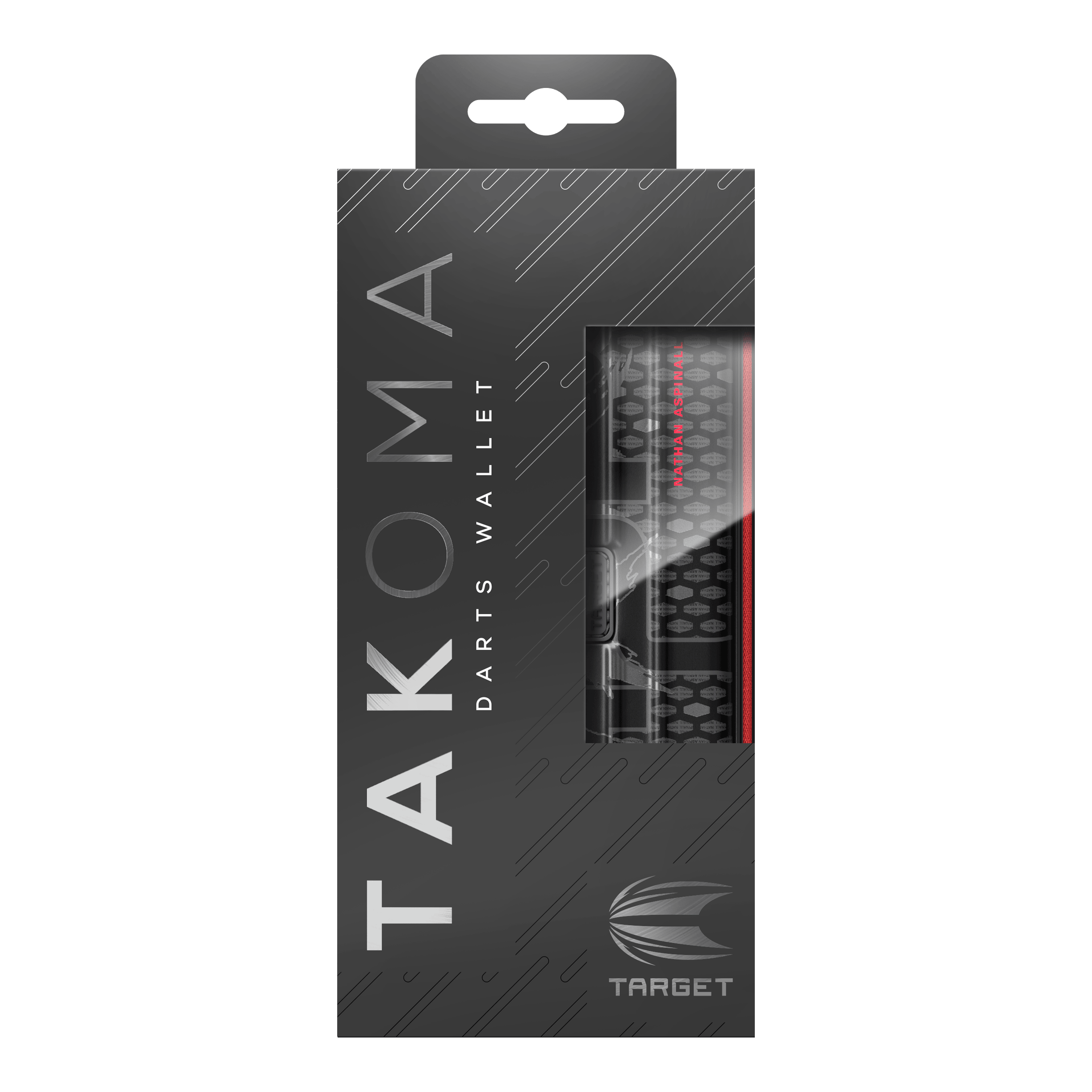 Pouzdro na šipky Takoma Ghost Series Nathan Aspinall Das Foto zeigt das Takoma Ghost Series Nathan Aspinall Dartcase. Es ist ideal zur Aufbewahrung und zum Transport von Darts.