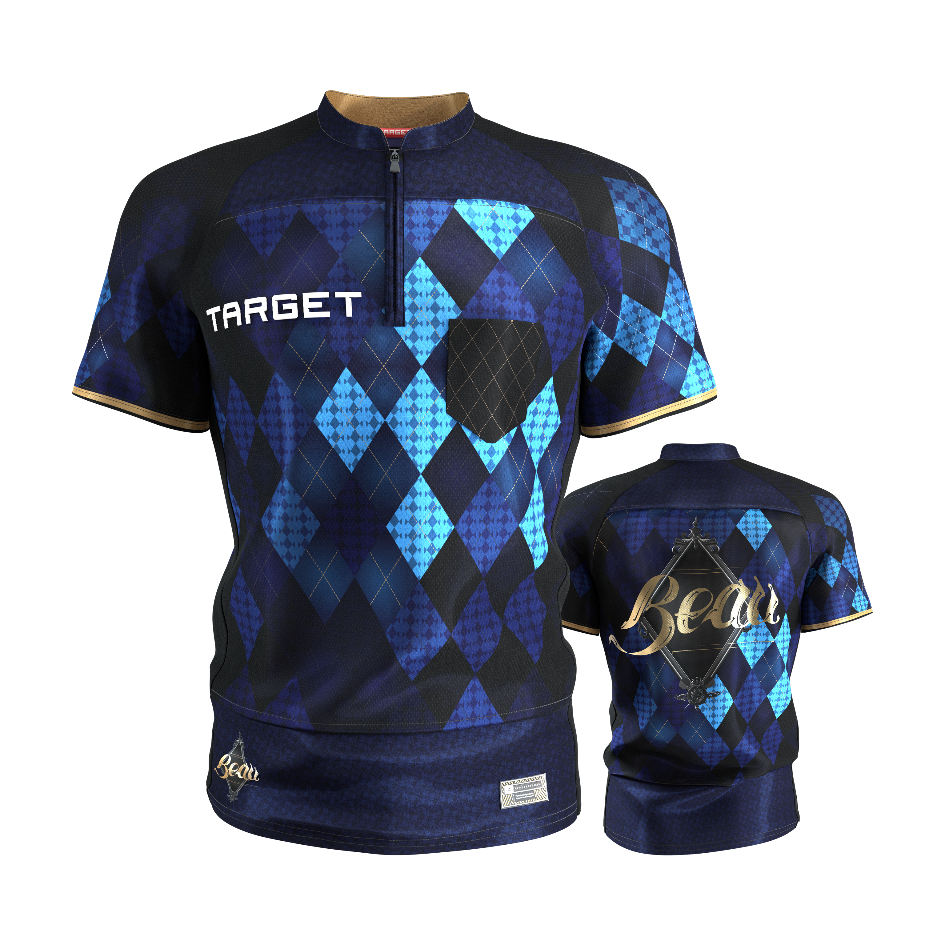 Target Beau Greaves dartshirt 2027 Das Bild zeigt das Target Beau Greaves Dartshirt 2027. Es handelt sich um ein Dartshirt des Herstellers Target.