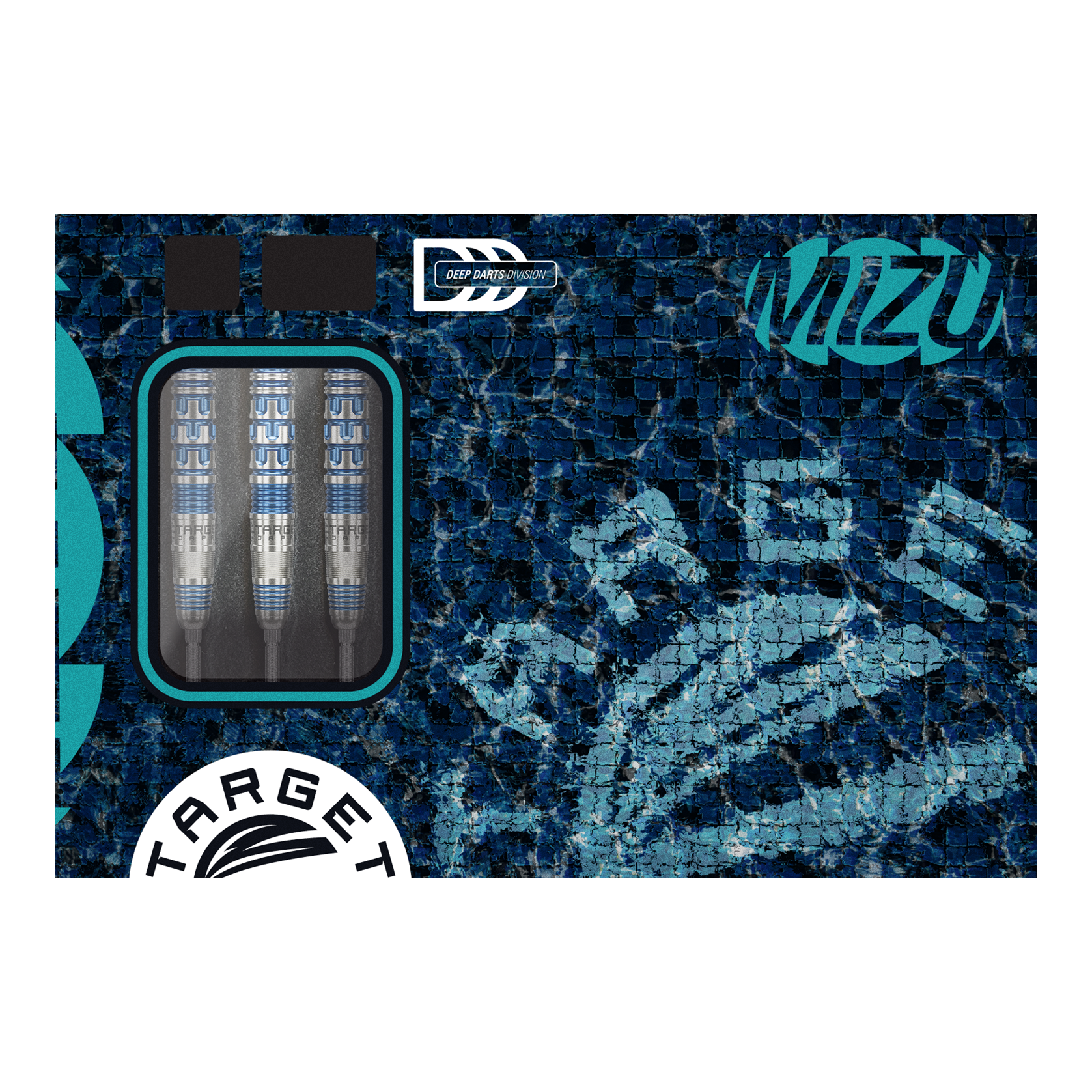 Freccette in acciaio con punta svizzera Target Japan Mizu Series 02 Das Bild zeigt die Target Japan Mizu Series 02 Swiss Point Steeldarts. Die Darts zeichnen sich durch ihr Design und ihre Qualität aus.