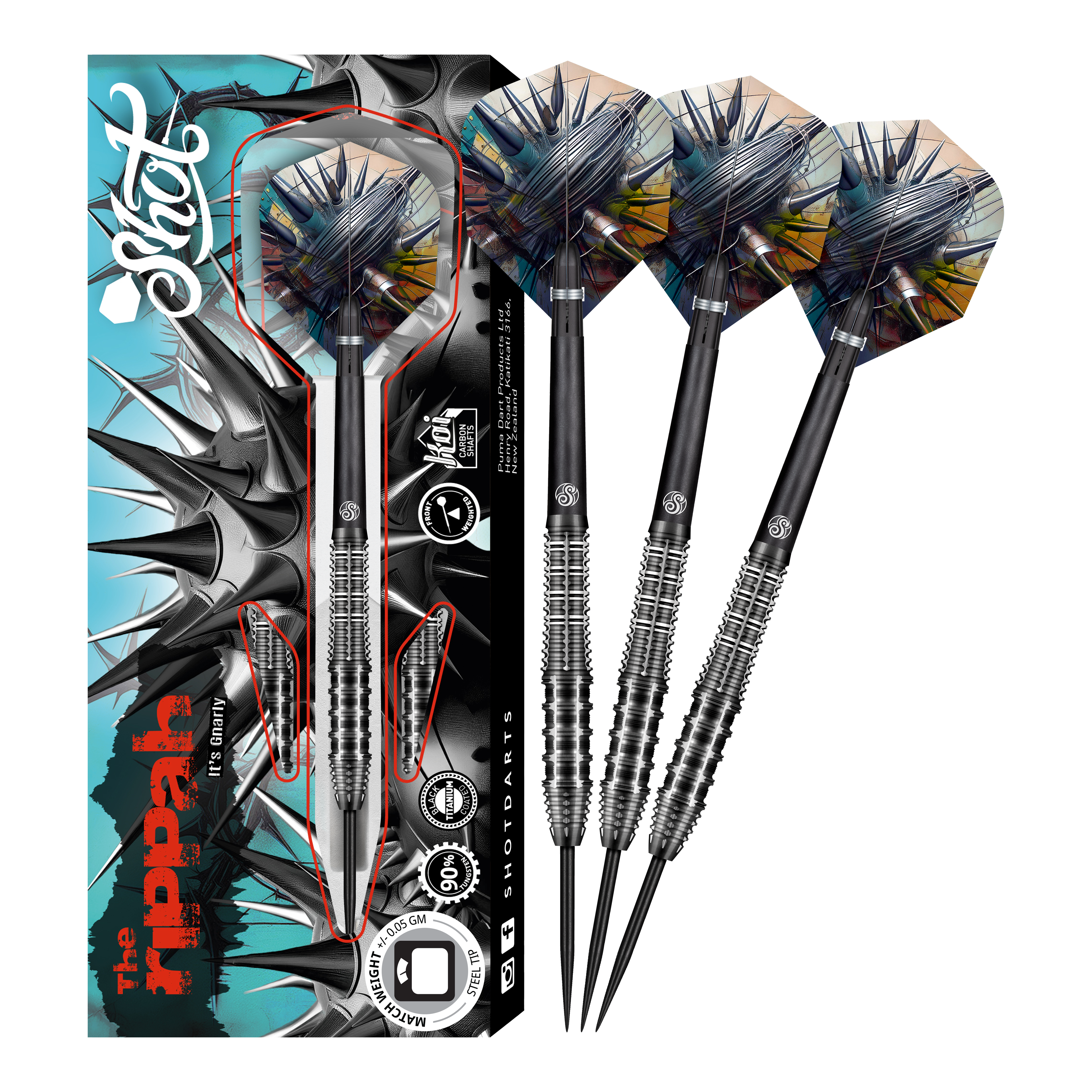 Shot Gnarly Rippah Steeldarts