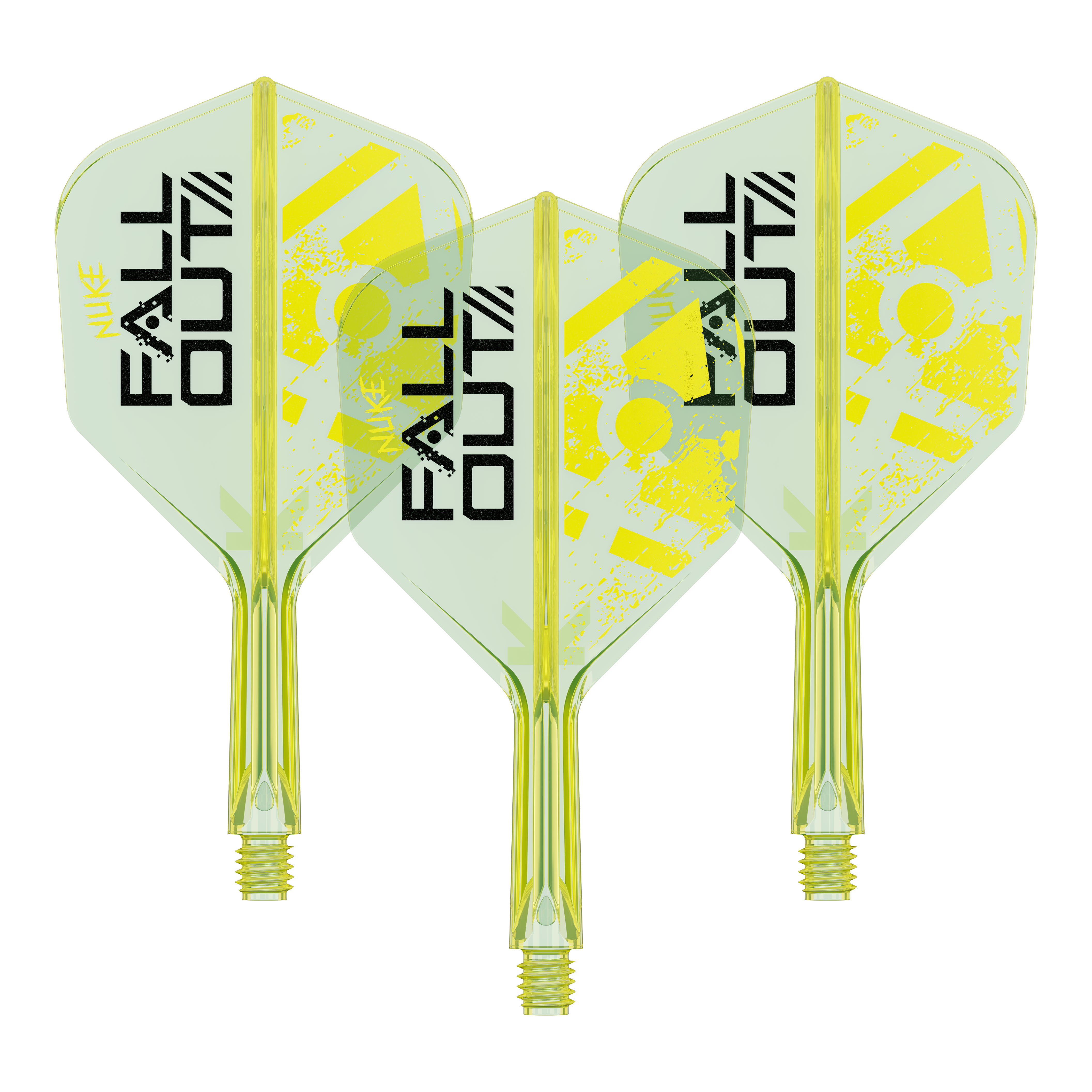 Letky Target K-Flex Luke Littler Fallout No6 Ein Set aus Target Luke Littler Fallout No6 KFlex Flights wird präsentiert. Die Größe beträgt 19 mm.