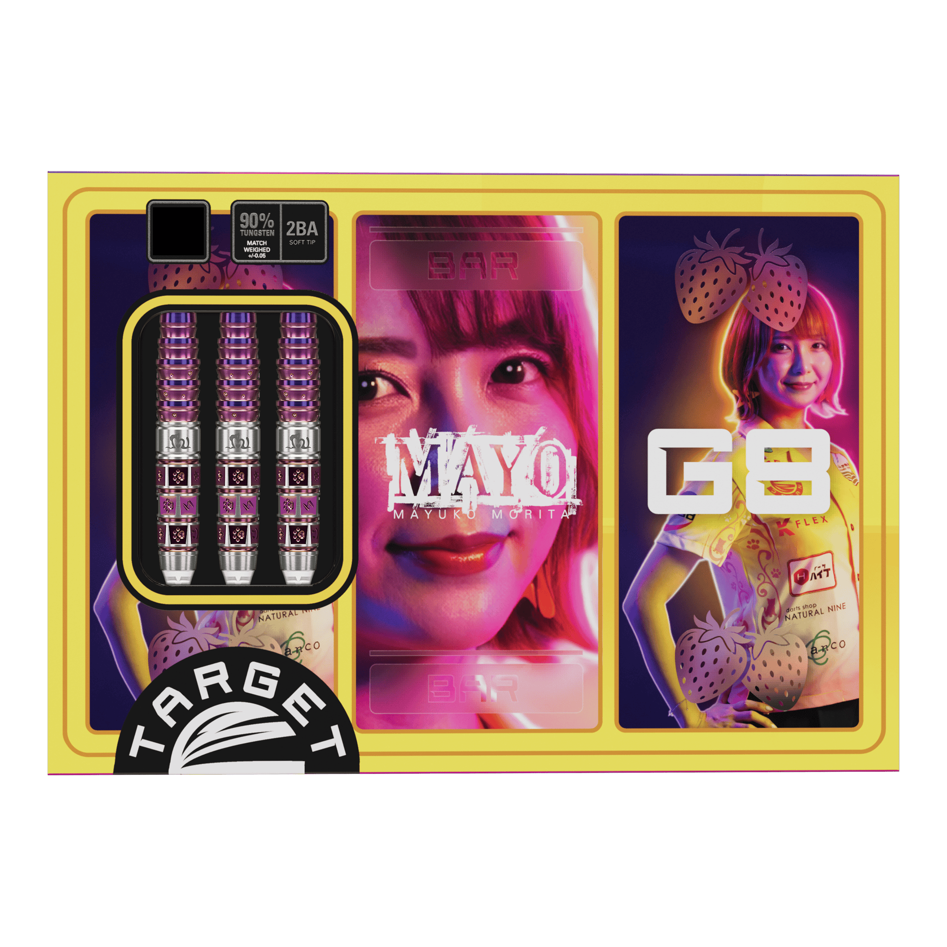 Target Japan Prime Series Mayo GEN8 Softdarts - 18g Target Japan Prime Series Mayo GEN8 Softdarts - 18g