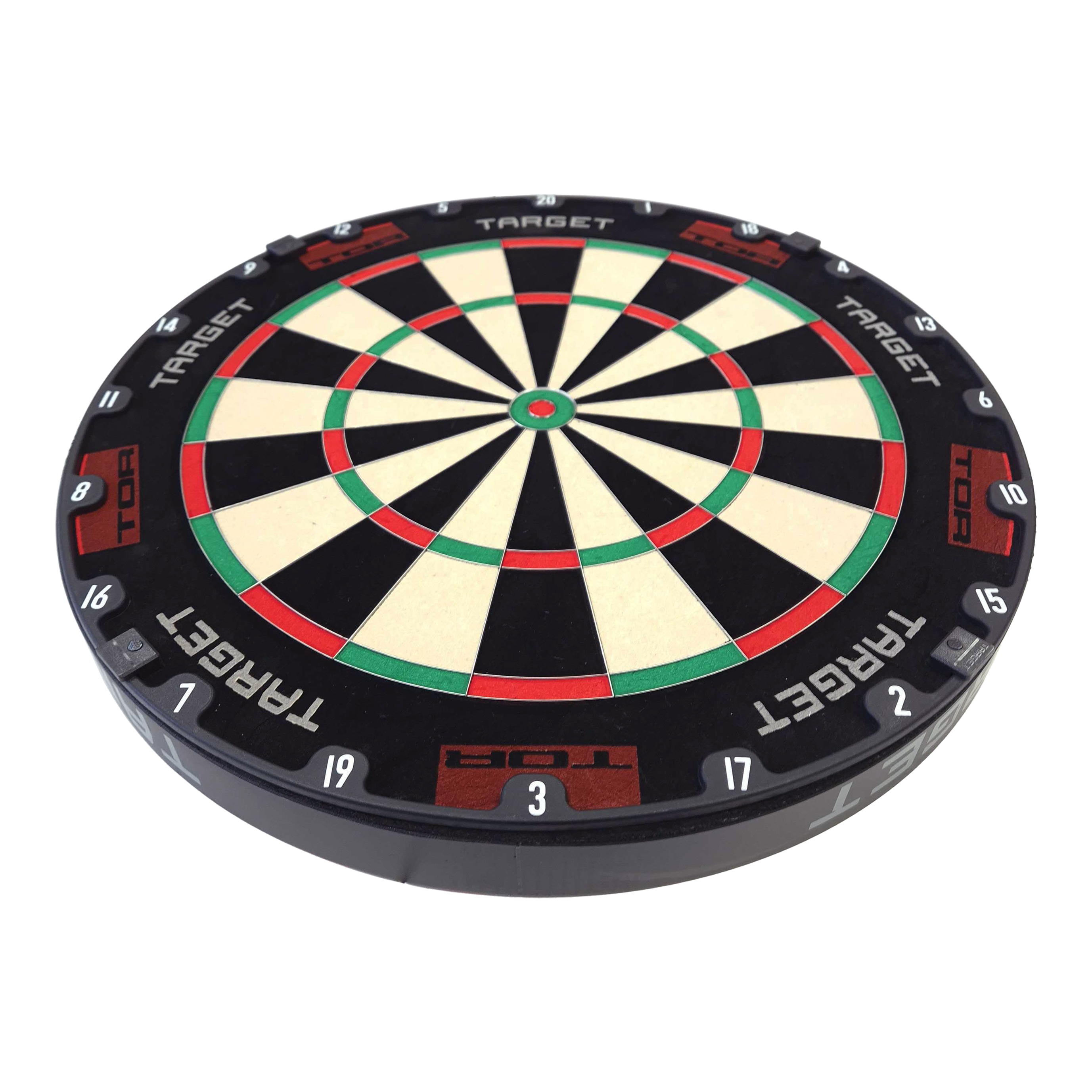 Ocelový terč Target TOR Ein weiteres Target TOR Steeldartboard ist dargestellt. Die Oberfläche ist gut strukturiert.