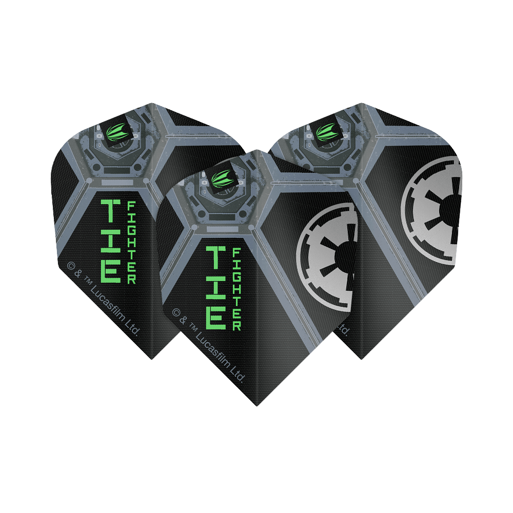Voli Target Star Wars ProUltra Tie Fighter No6 Target Star Wars ProUltra Tie Fighter No6 Flights. Dart-Flights mit Tie Fighter Motiv aus der Star Wars Kollektion.