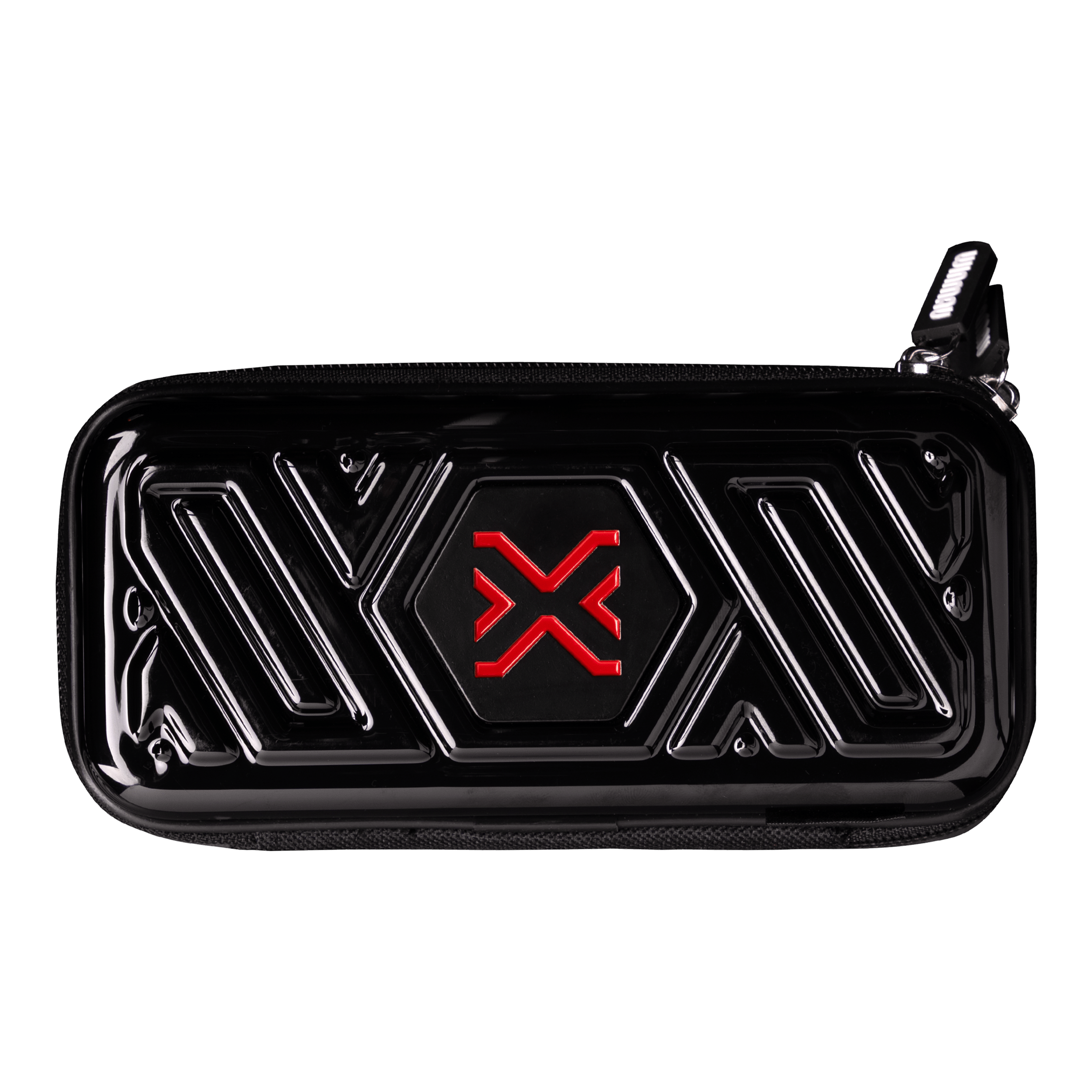 Peněženka na šipky Winmau Blade X Armor G1 Auf dem Bild befindet sich der Artikel 8534_Winmau_Blade_X_Armor_G1_Dartwallet_1. Es scheint ein Produkt aus dem Dartbereich zu sein.