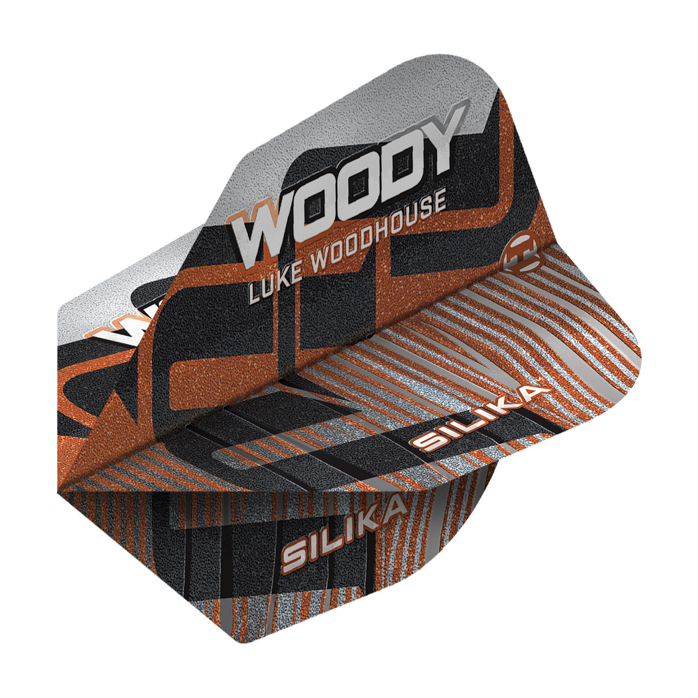 Harrows Silika Luke Woodhouse Series 3 No6 Flights Dieses Bild zeigt Harrows Silika Luke Woodhouse Series 3 No6 Flights. Es ist ein Dart Flight für professionelle Spieler.