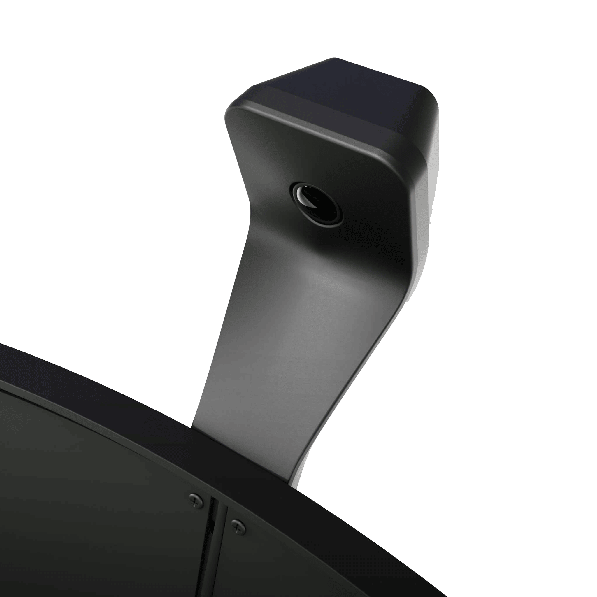 Elektronický systém automatického bodování Scolia Home 2 2026 Das Bild zeigt das Scolia Home 2 Electronic Score System, das an einem Dartboard montiert ist. Es handelt sich um ein elektronisches Gerät mit einer Kamera zur automatischen Punkteerfassung.