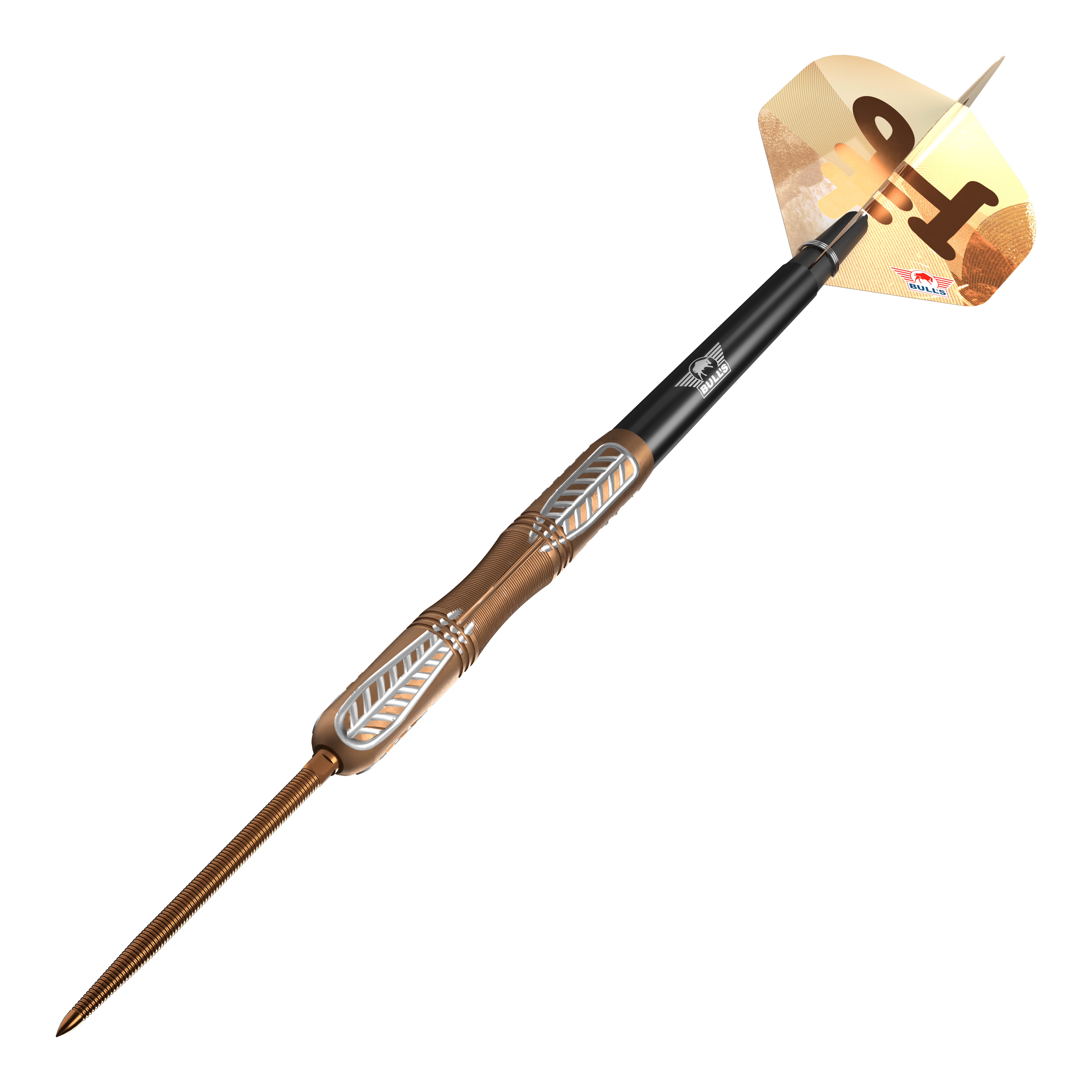 Šipky Bulls NL Bronzo True Convertible Point Steel Darts Das Bild zeigt Bulls NL Bronzo True Convertible Point Steeldarts. Die Darts sind robust und langlebig.