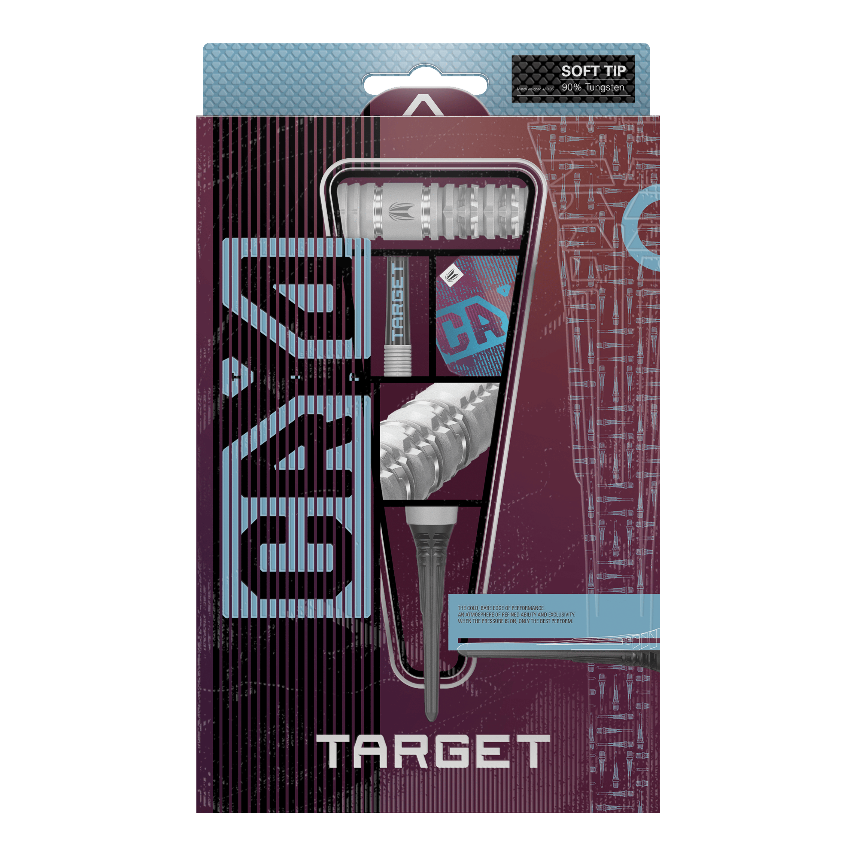 Target Cryo 12 Softdarts Hier ist das Produkt Target Cryo 12 Softdarts abgebildet. Die Softdarts werden aus einer weiteren Ansicht gezeigt.
