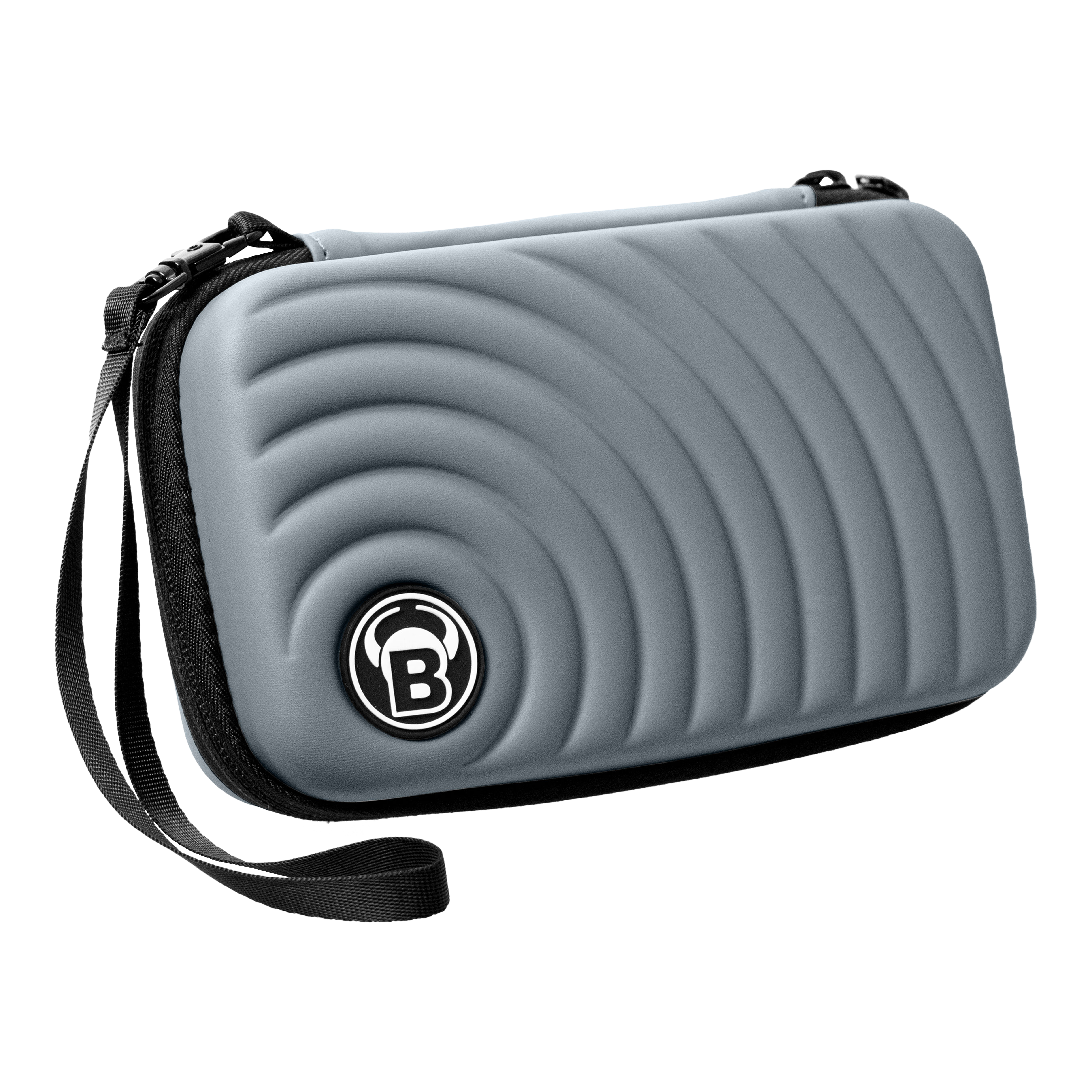 Estuche para dardos Bulls Orbis XL - Gris Das Produkt Bulls Orbis XL Dartcase in Grau ist dargestellt. Dieses große Dartcase bietet viel Platz für Darts und Zubehör.