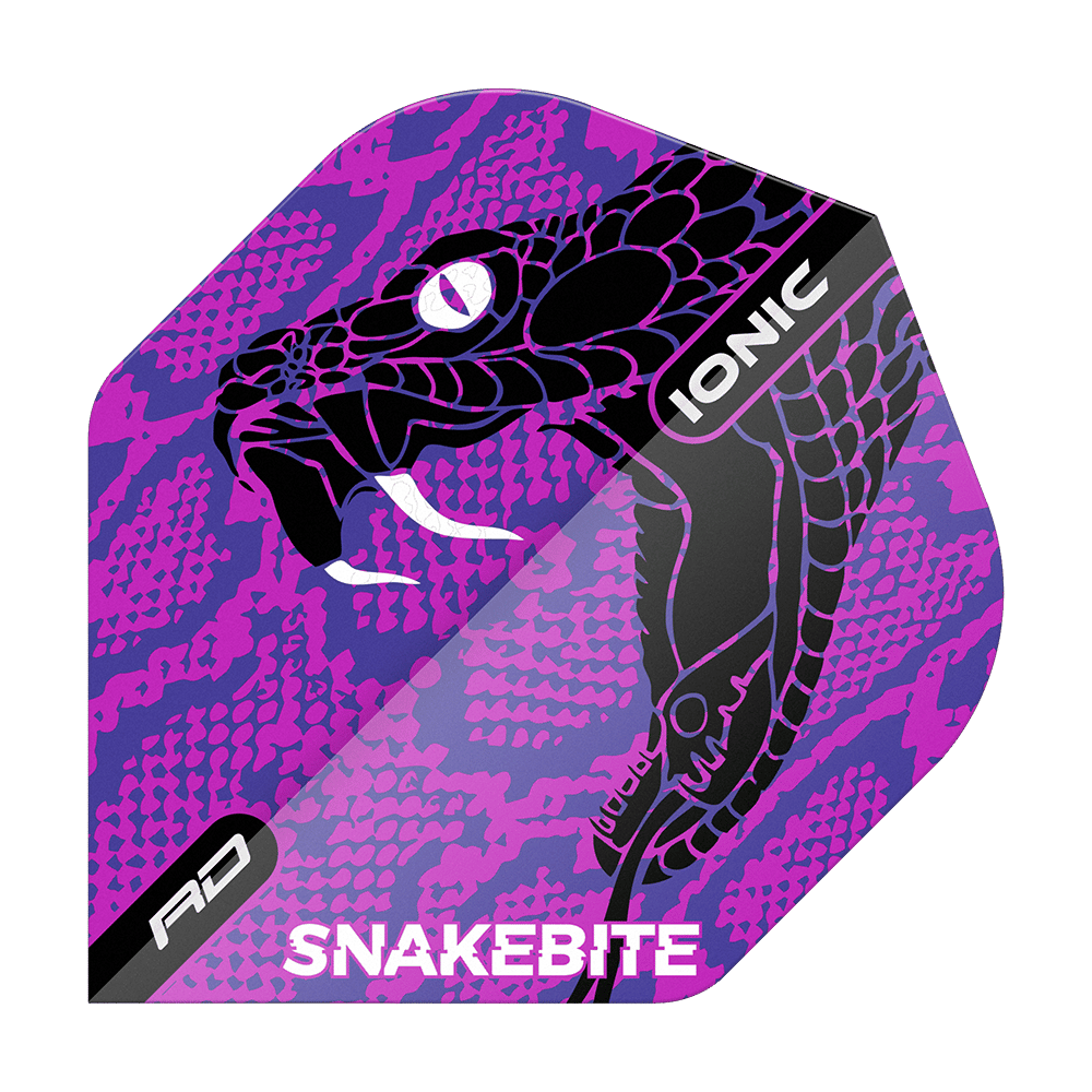 Red Dragon Hardcore Ionic Snakebite Purple Head Standard Flights