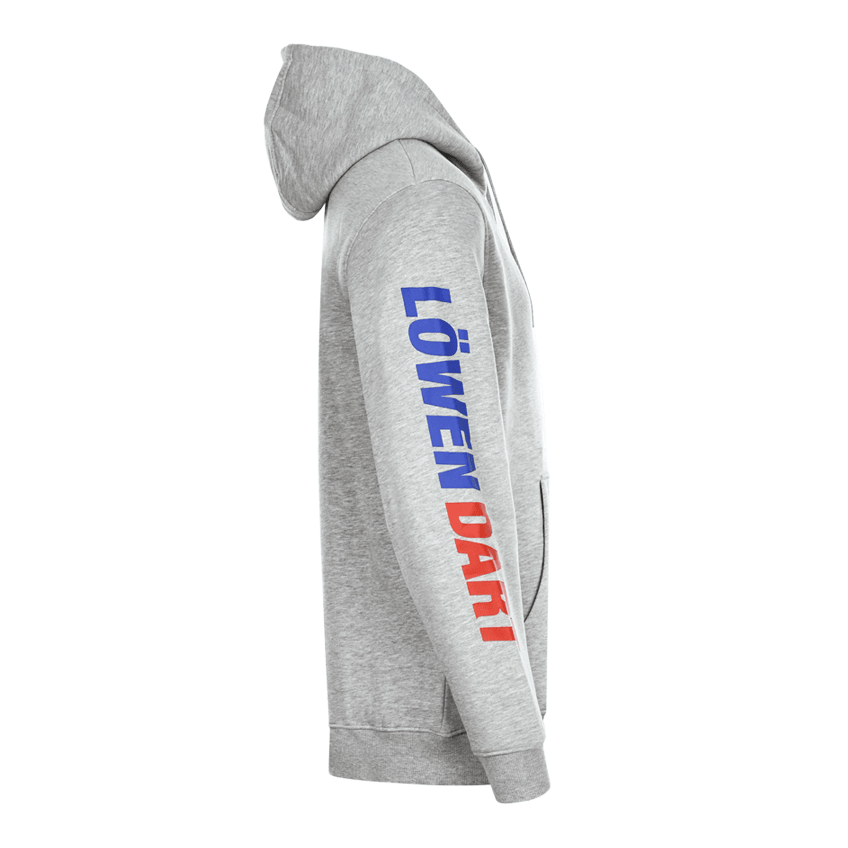 Felpa con zip della collezione Löwen Abgebildet ist der Löwen Kollektion Zip-Hoodie. Der Hoodie präsentiert sich im modernen Design der Kollektion.