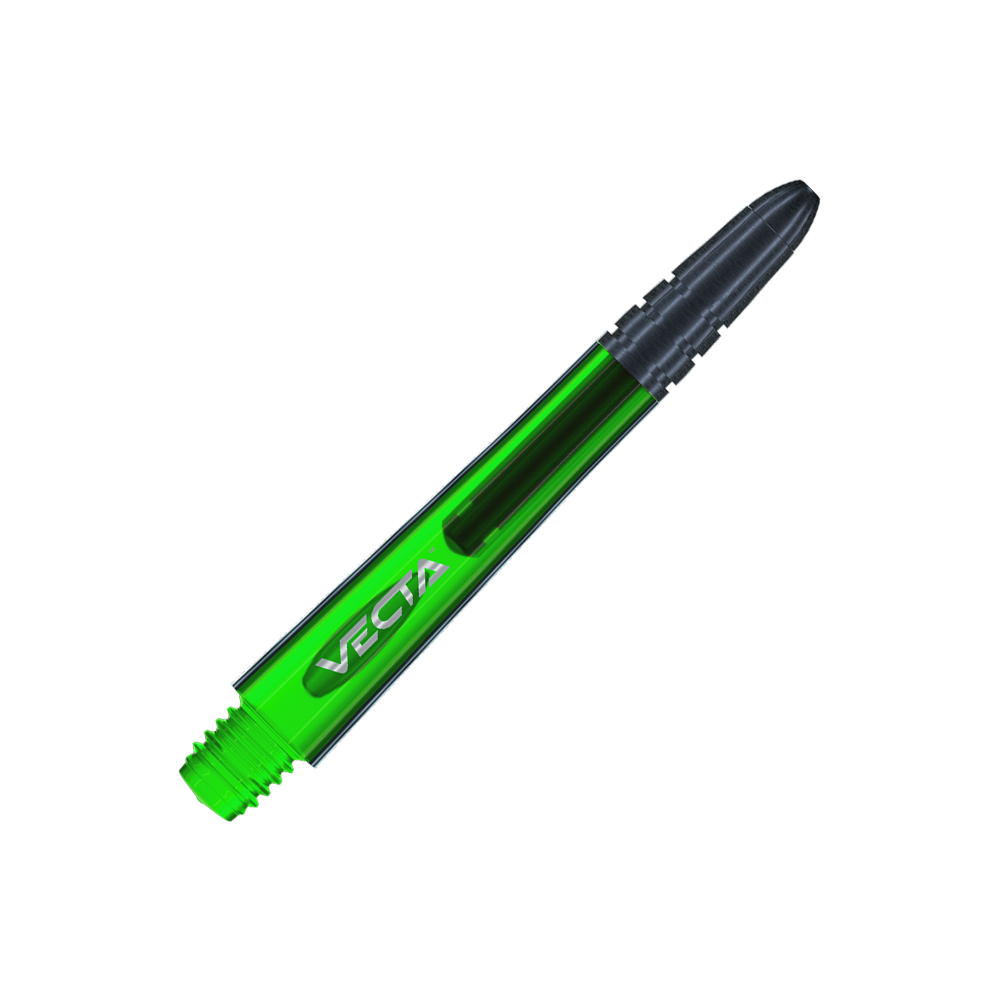 7025-204_Winmau_Vecta_Shafts_Gr-n_40mm_2 Winmau Vecta Shafts sind hier abgebildet. Die Dartschäfte stechen farblich hervor.