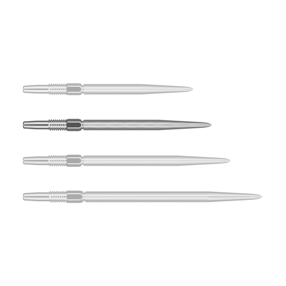 Cílové hroty Swiss Point Nano Dart - Stříbrné