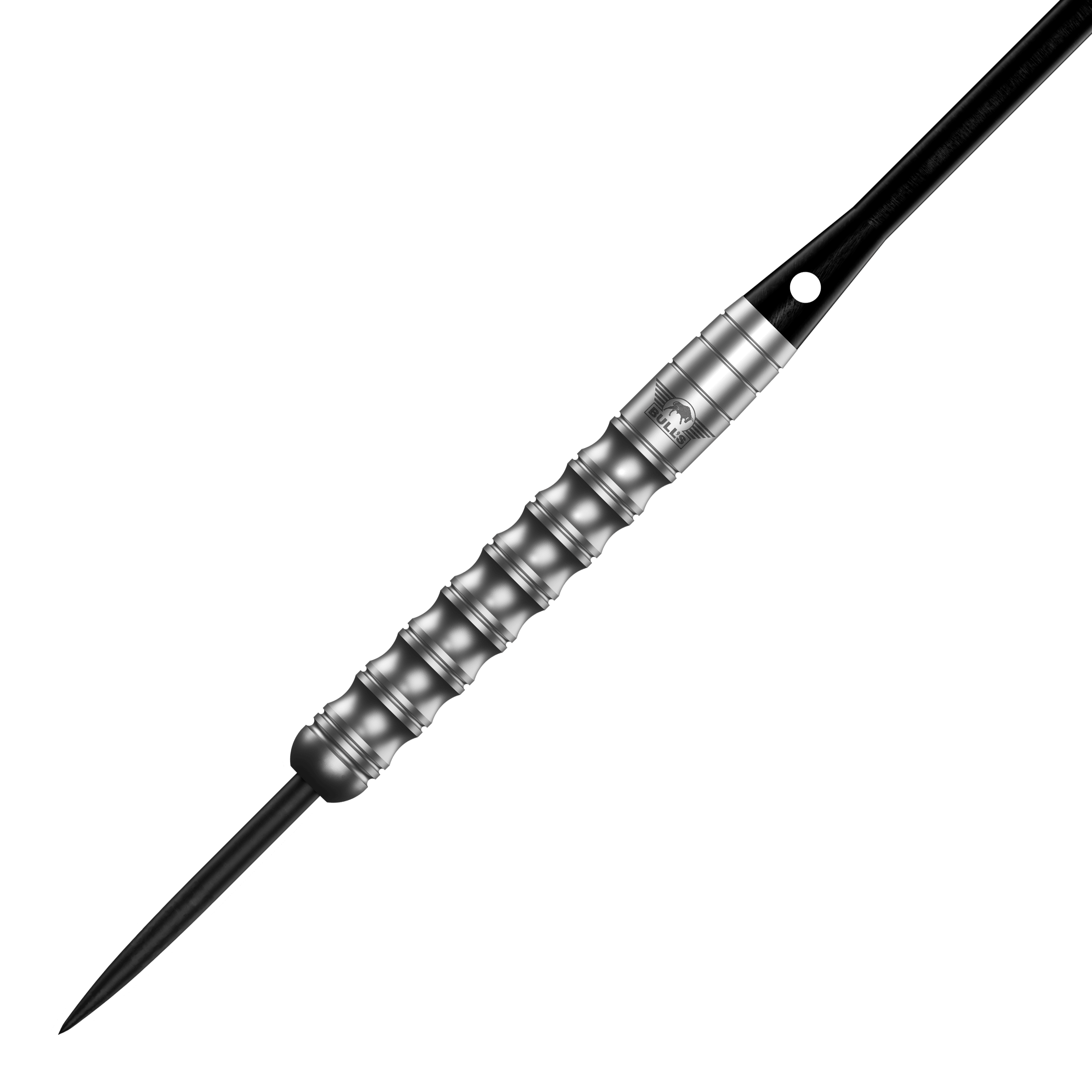 Dardos Bulls NL Chaos de acero verde - 24 g Zu sehen sind die Bulls NL Chaos Green Steeldarts mit 24g. Zwei grüne Steeldarts werden dargestellt.