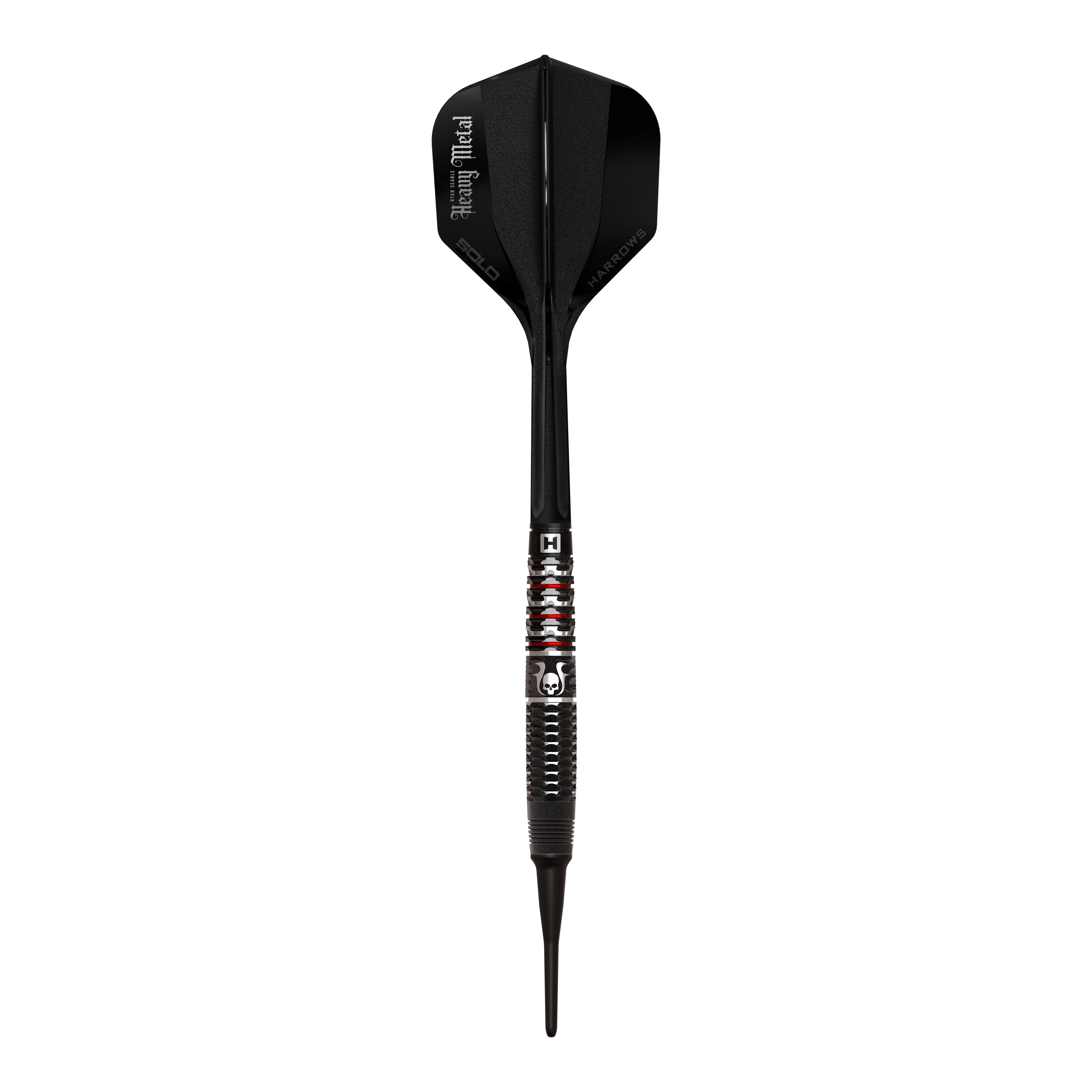 Harrows Ryan Searle Geo Softdarts mit 20g sind abgebildet. Sie haben ein modernes sportliches Design.