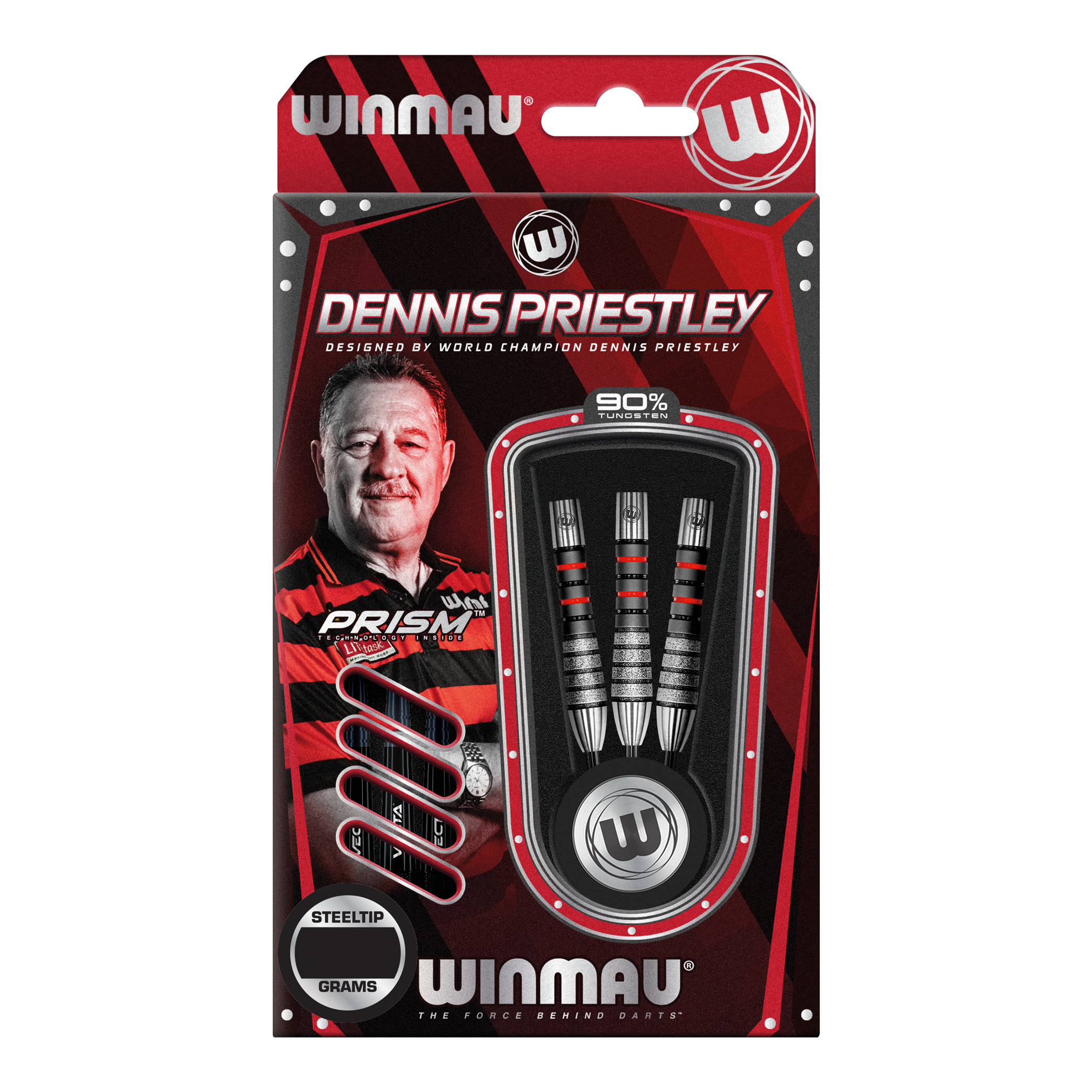 Winmau Dennis Priestley Diamond 3-Zero Steeldarts