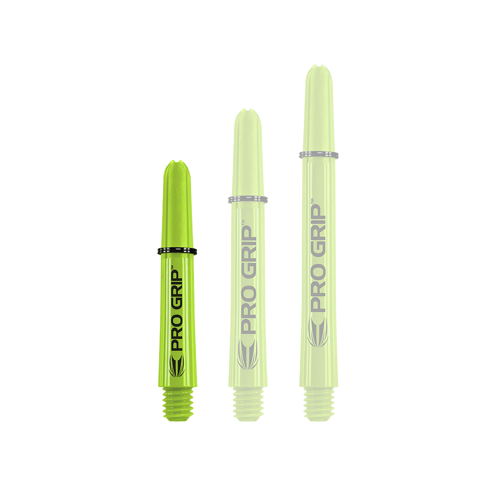 Aste Target Pro Grip - 3 set - Verde lime