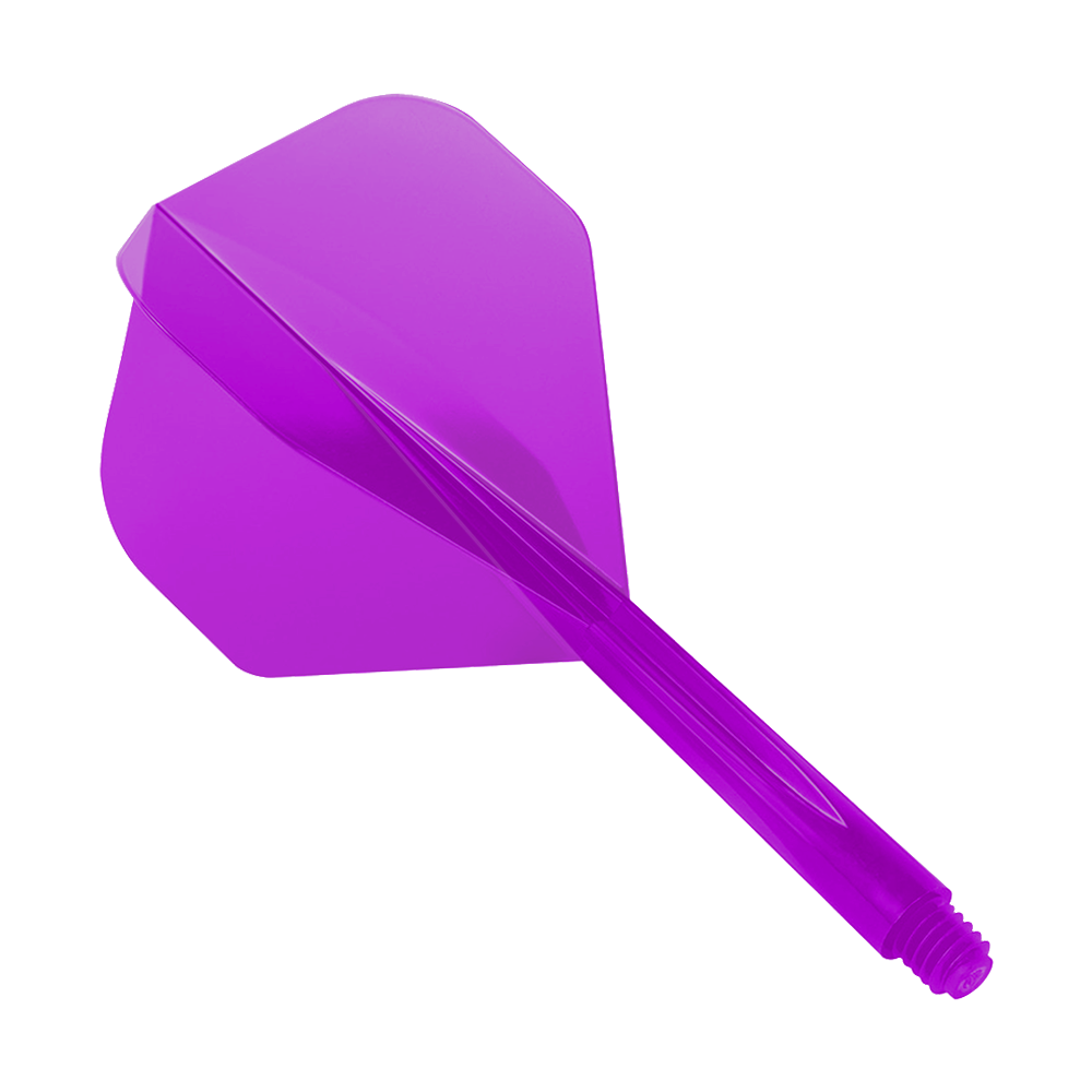 Condor Axe Clear Purple Flight-System Standard Das Bild zeigt einen Artikel mit dem Dateinamen CO82631_Condor_AXE_ClearPurple_Standard_1_NEU. Das Produkt wird in dieser Aufnahme neutral dargestellt.