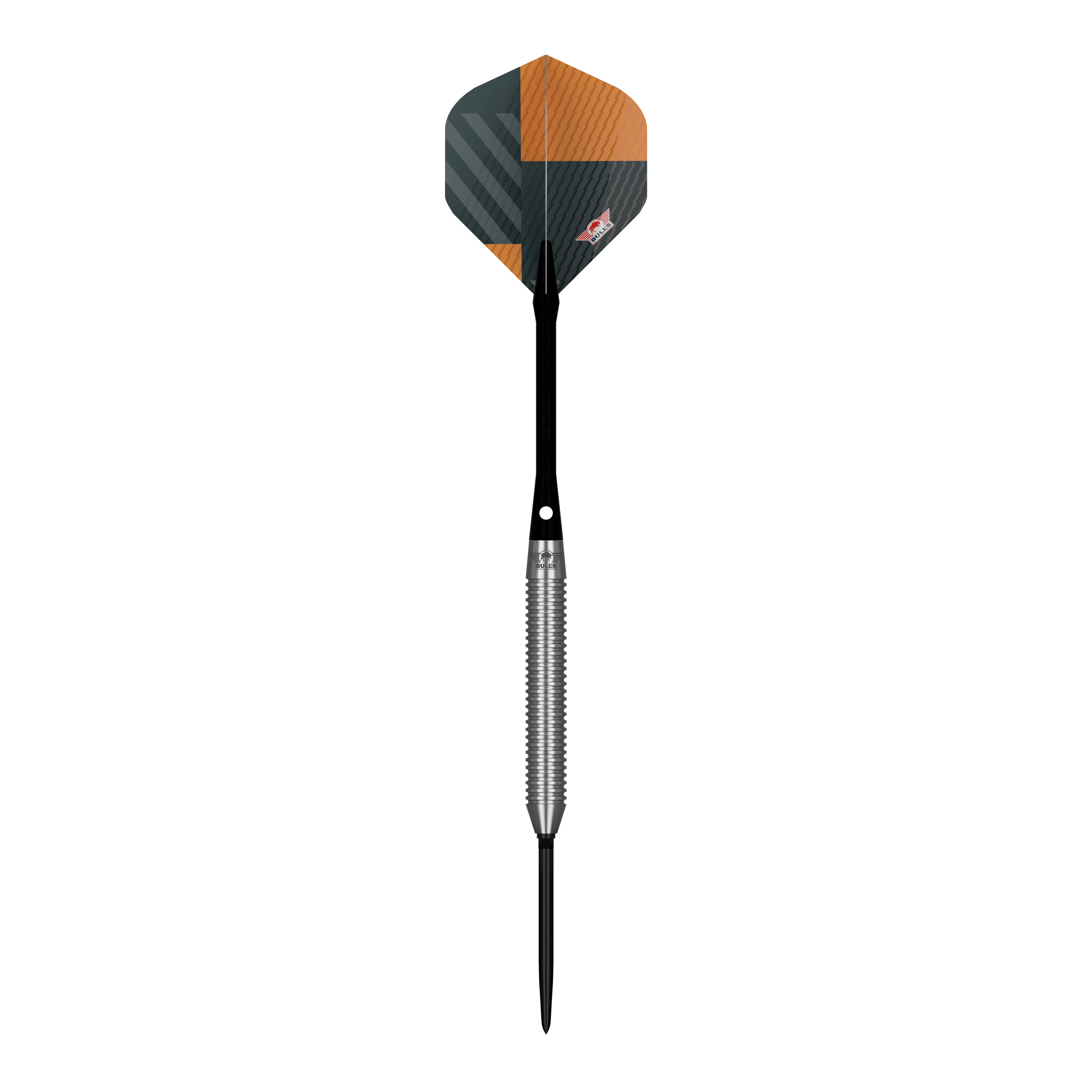 Šipky Bulls NL Volt Orange Convertible Point Steel Darts Das Bild zeigt Bulls NL Volt Orange Convertible Point Steeldarts. Zu sehen sind auffällige Darts in orangem Design.