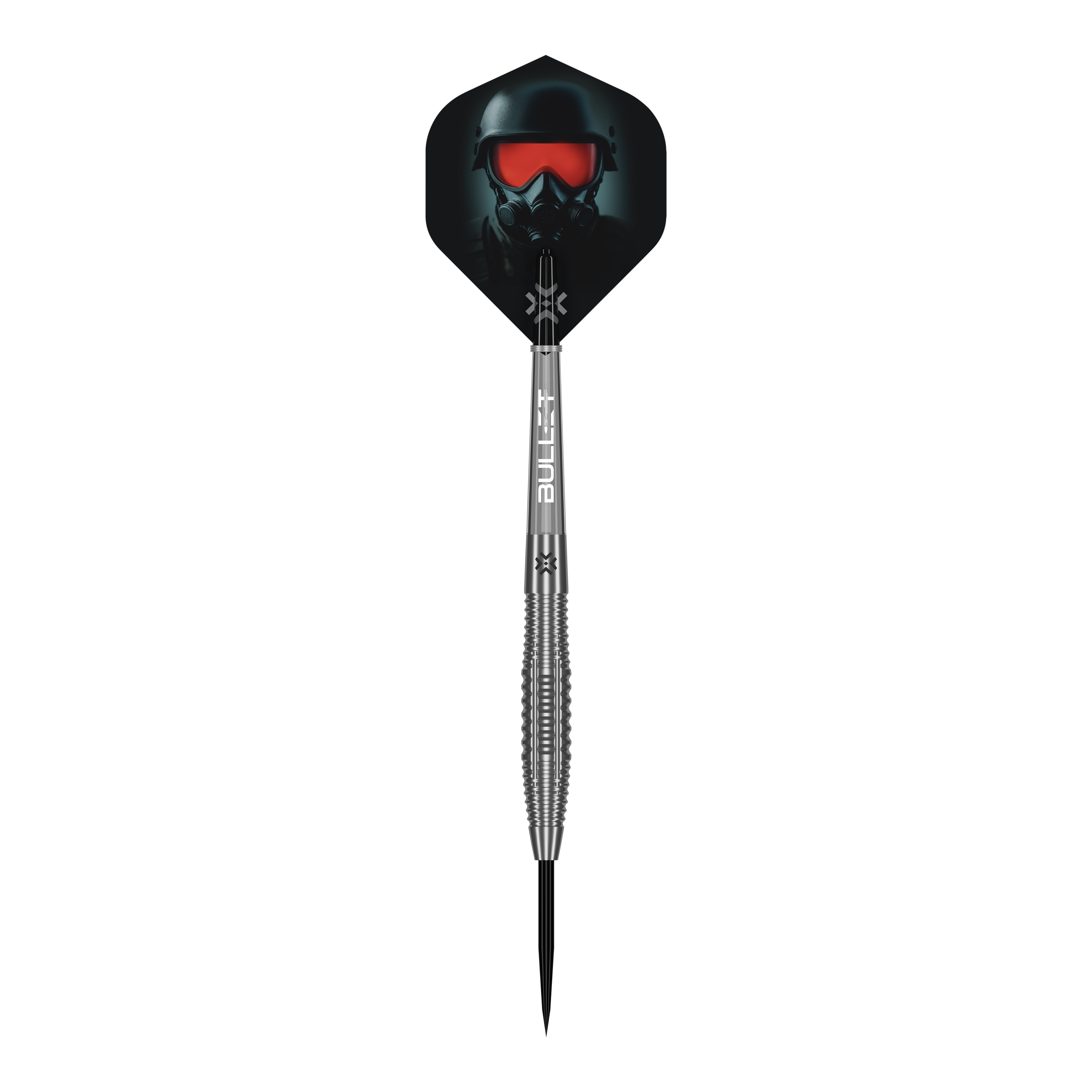 Ocelové šipky Bullet Ranger Gezeigt wird ein einzelner Bullet Ranger Steeldarts. Dieses Produkt eignet sich für Steeldartspiele.
