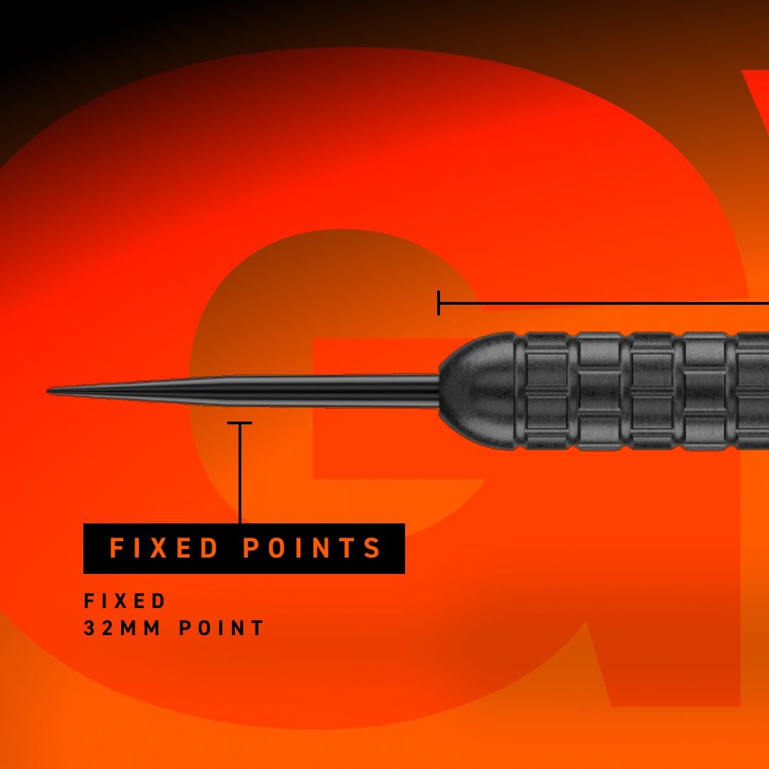 Winmau Gian Van Veen Core Brass Steeldarts - 21g Auf dem Bild ist Winmau Gian Van Veen Core Brass Steeldarts mit 21 Gramm abgebildet. Der Fokus liegt auf der Detailansicht des Dartpfeils.