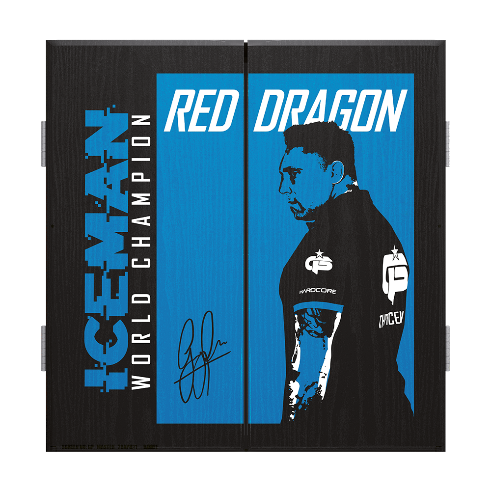 Red Dragon Gerwyn Price dartbord kast