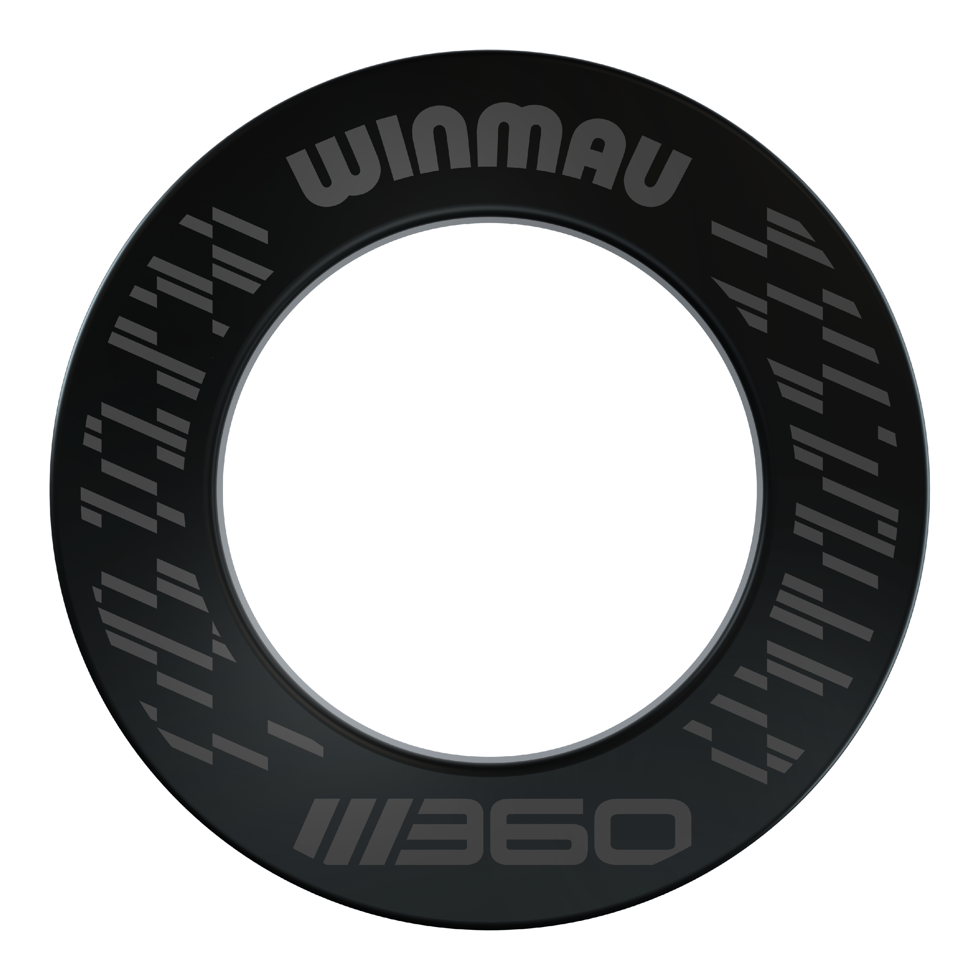 Obložení terče Winmau Blade 360 - černé Das Bild zeigt das Winmau Blade 360 Dartboard Surround in Schwarz. Diese Dartboard-Umrandung schützt die Wand und bietet ein professionelles Aussehen.