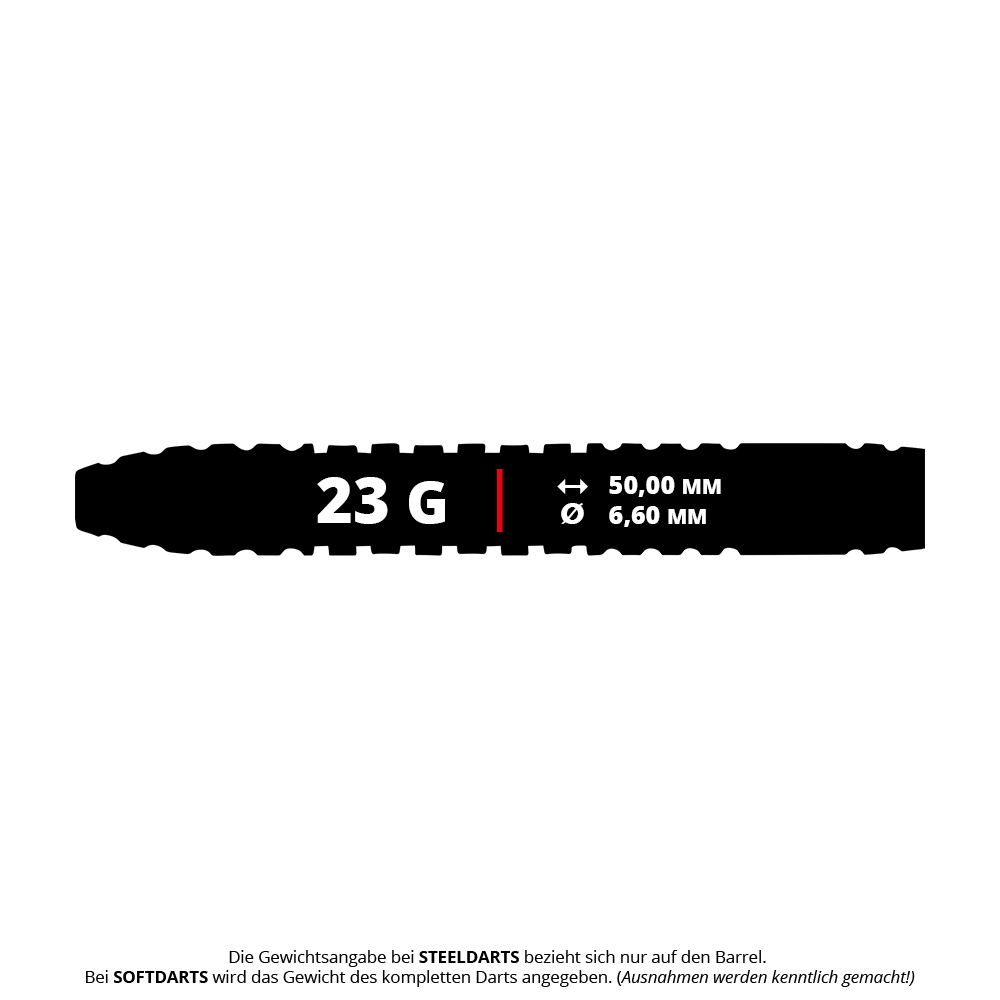 Ocelové šipky Unicorn Wraith Cameron Menzies - 23g Unicorn Wraith Cameron Menzies Steeldarts - 23g sind hier zu sehen. Diese Steeldarts sind für professionelle Dartspieler entworfen.