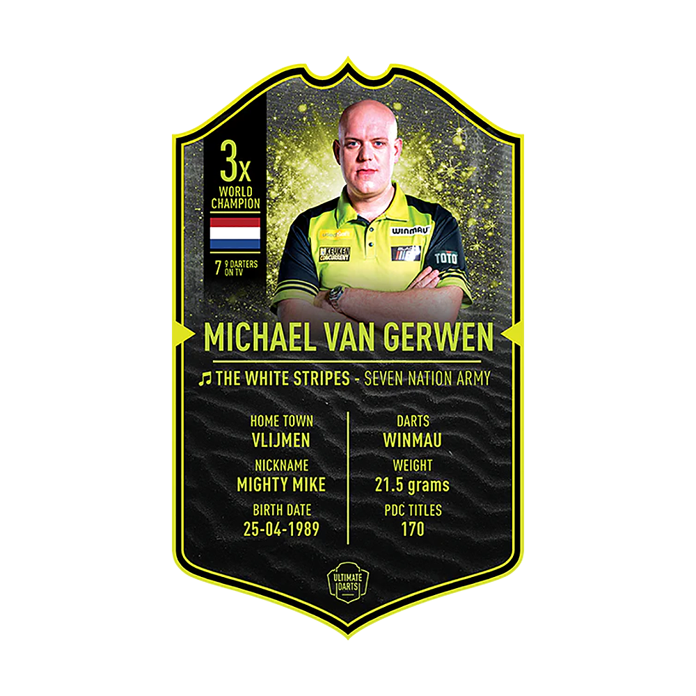 Ultimate Darts Card - Michael Van Gerwen
